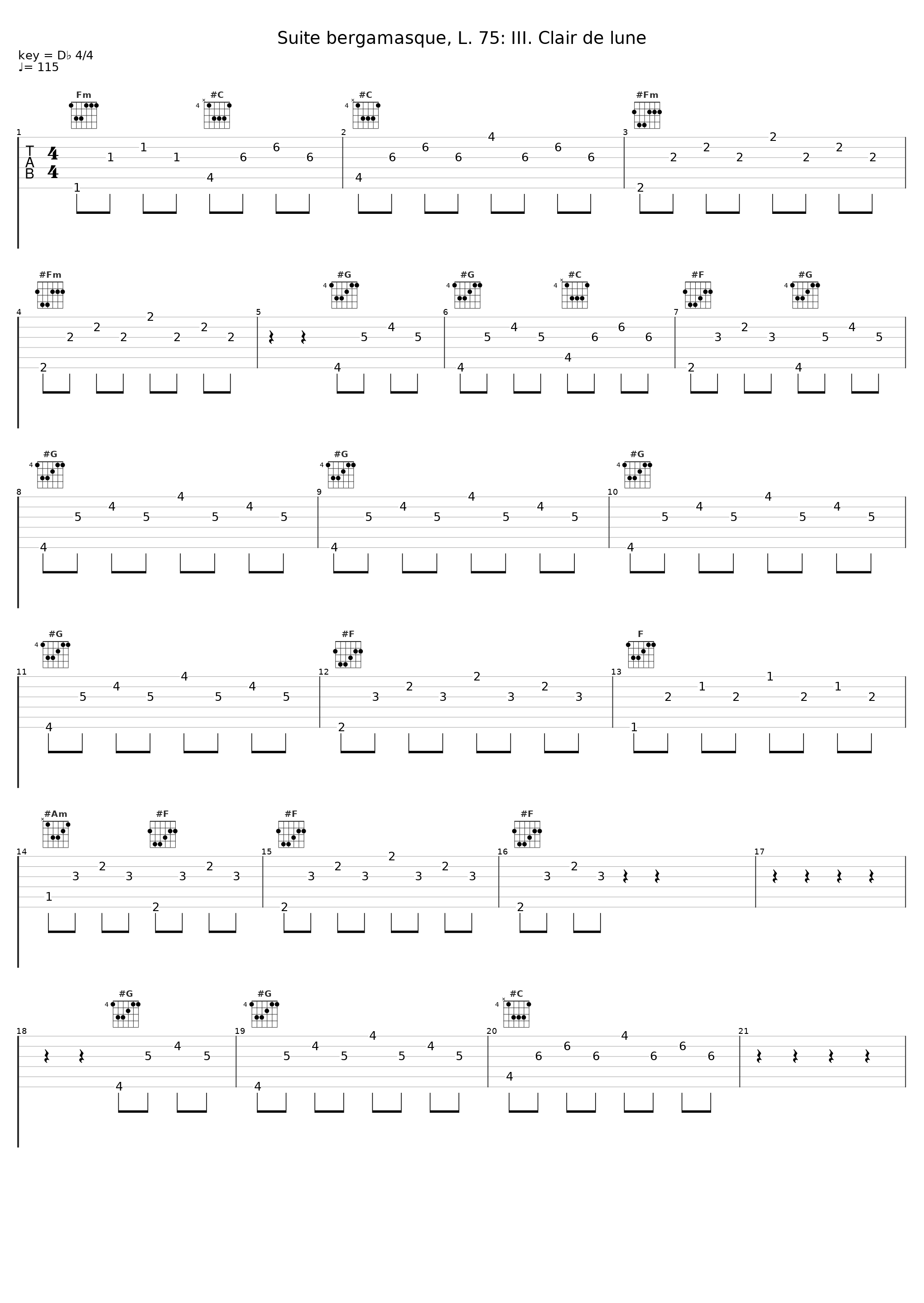 Suite bergamasque, L. 75: III. Clair de lune_Véronique Bonnecaze_1
