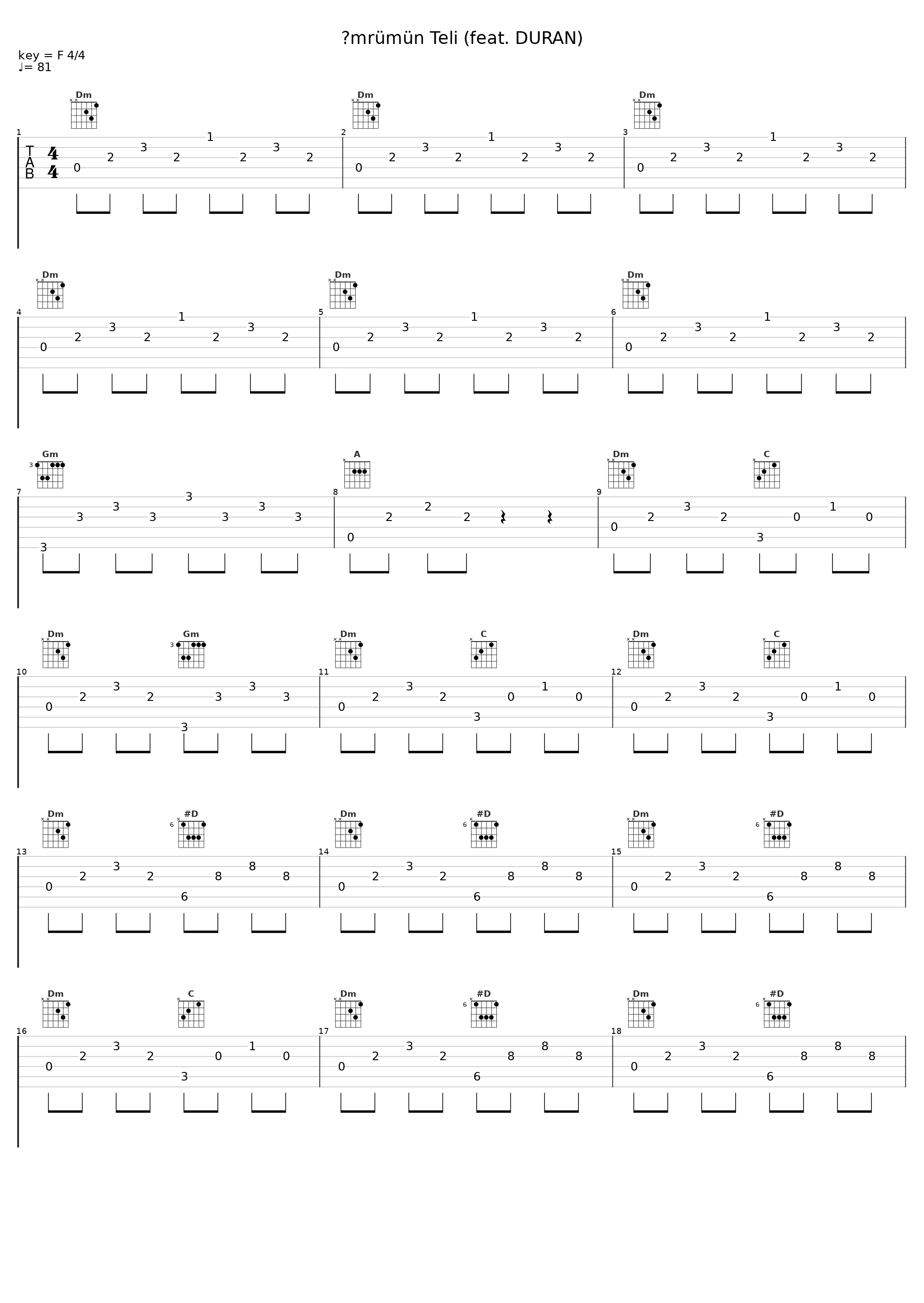 Ömrümün Teli (feat. DURAN)_Serkan Ahmet,Duran_1
