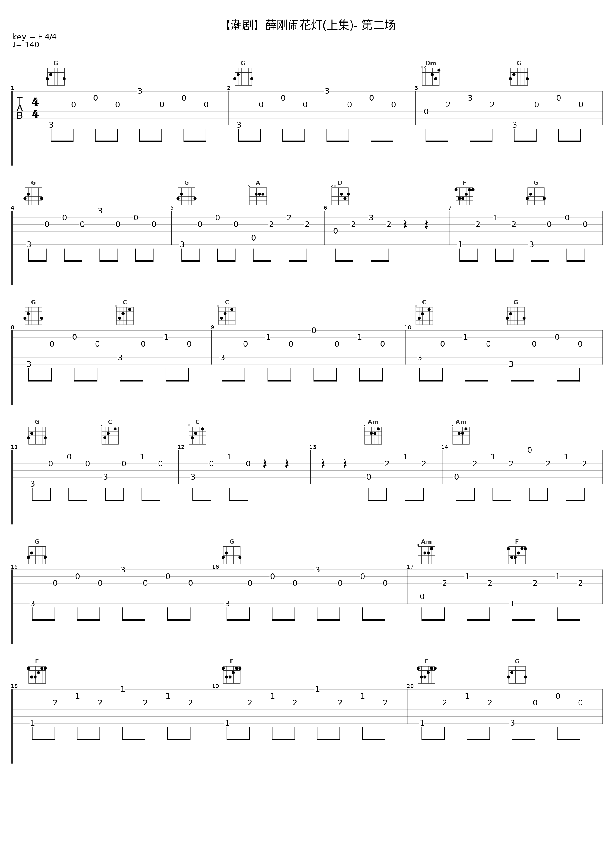 【潮剧】薛刚闹花灯(上集)- 第二场_戏曲_1