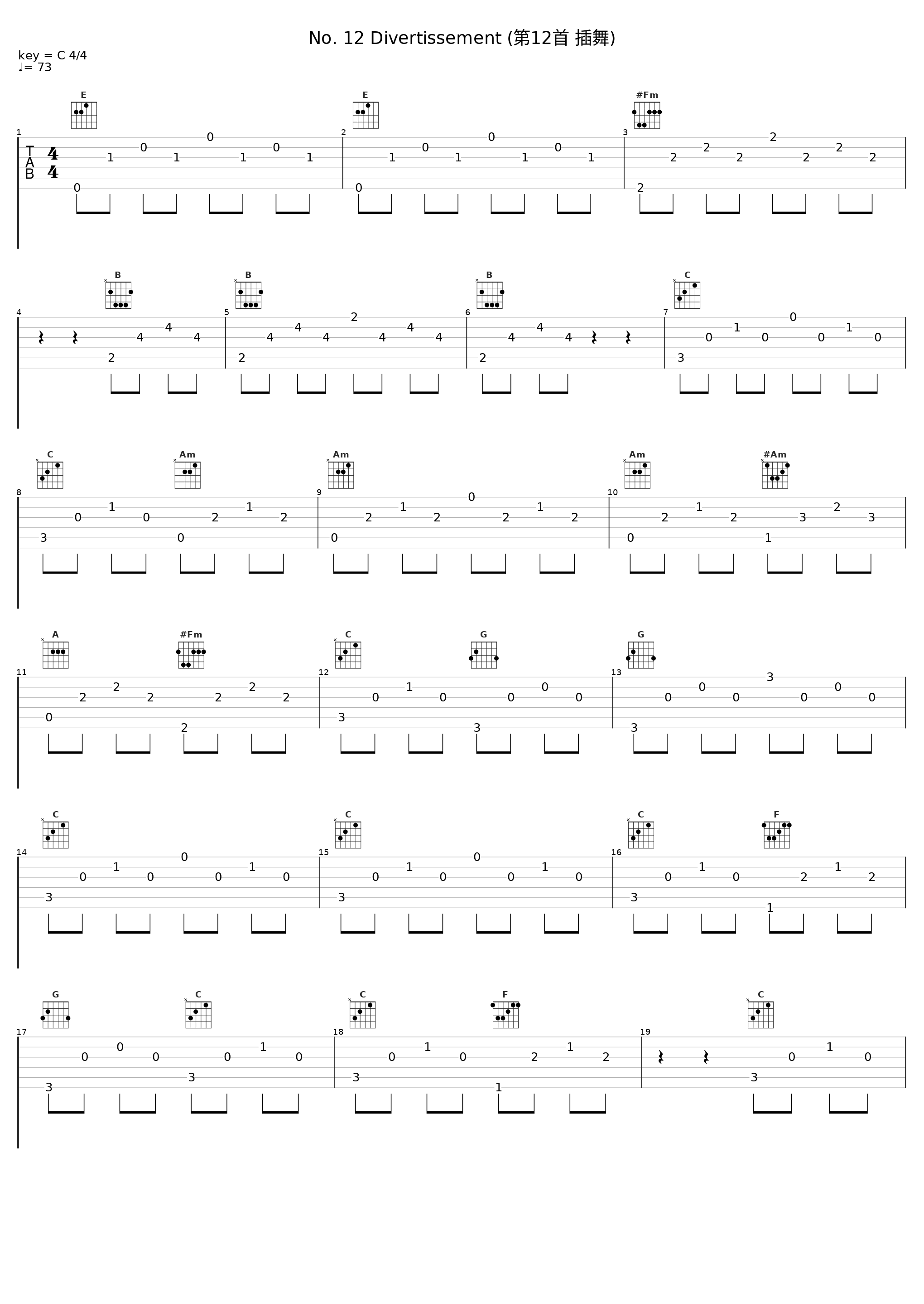 No. 12 Divertissement (第12首 插舞)_Boston Symphony Orchestra,小澤征爾_1