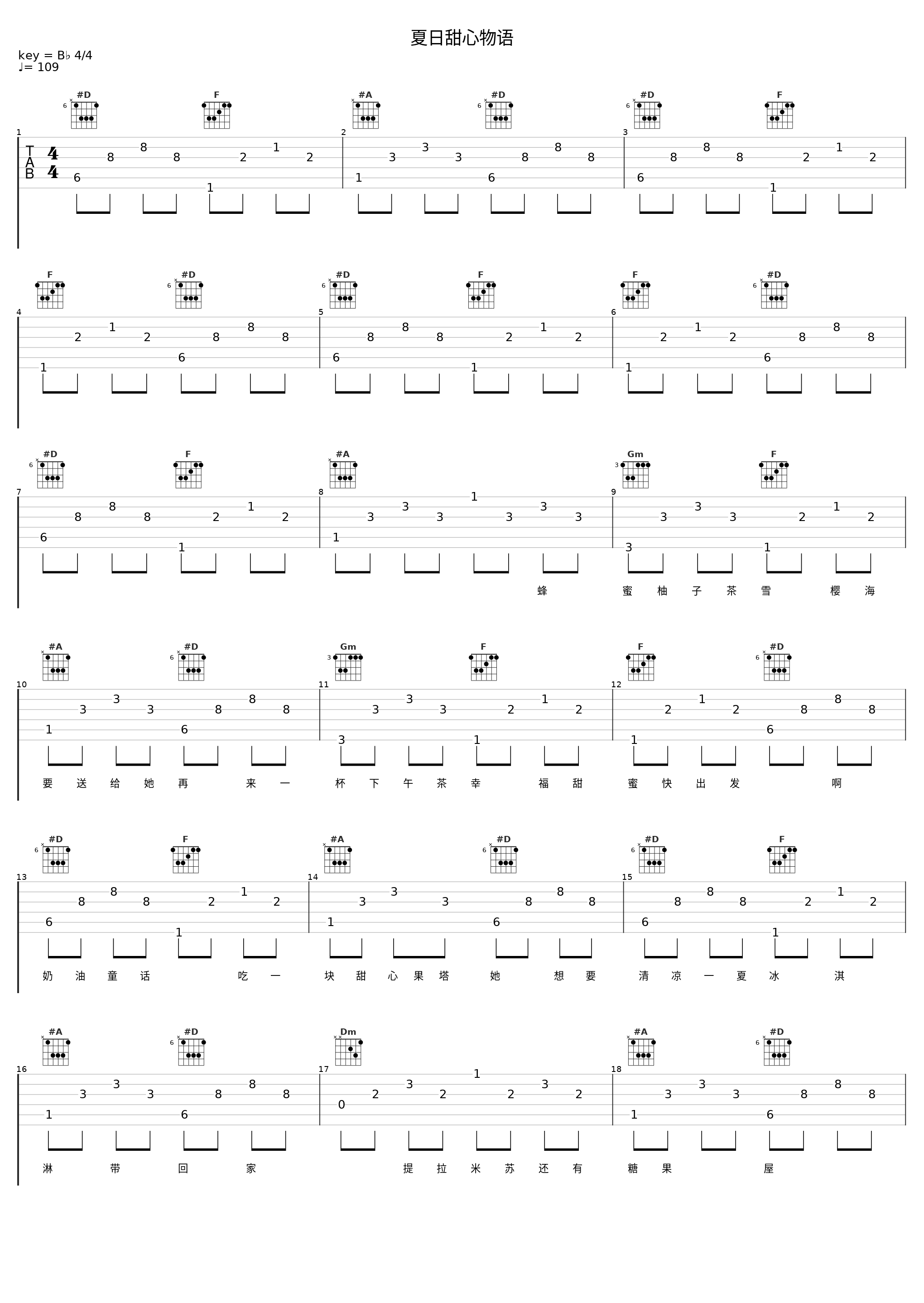 夏日甜心物语_洛天依_1