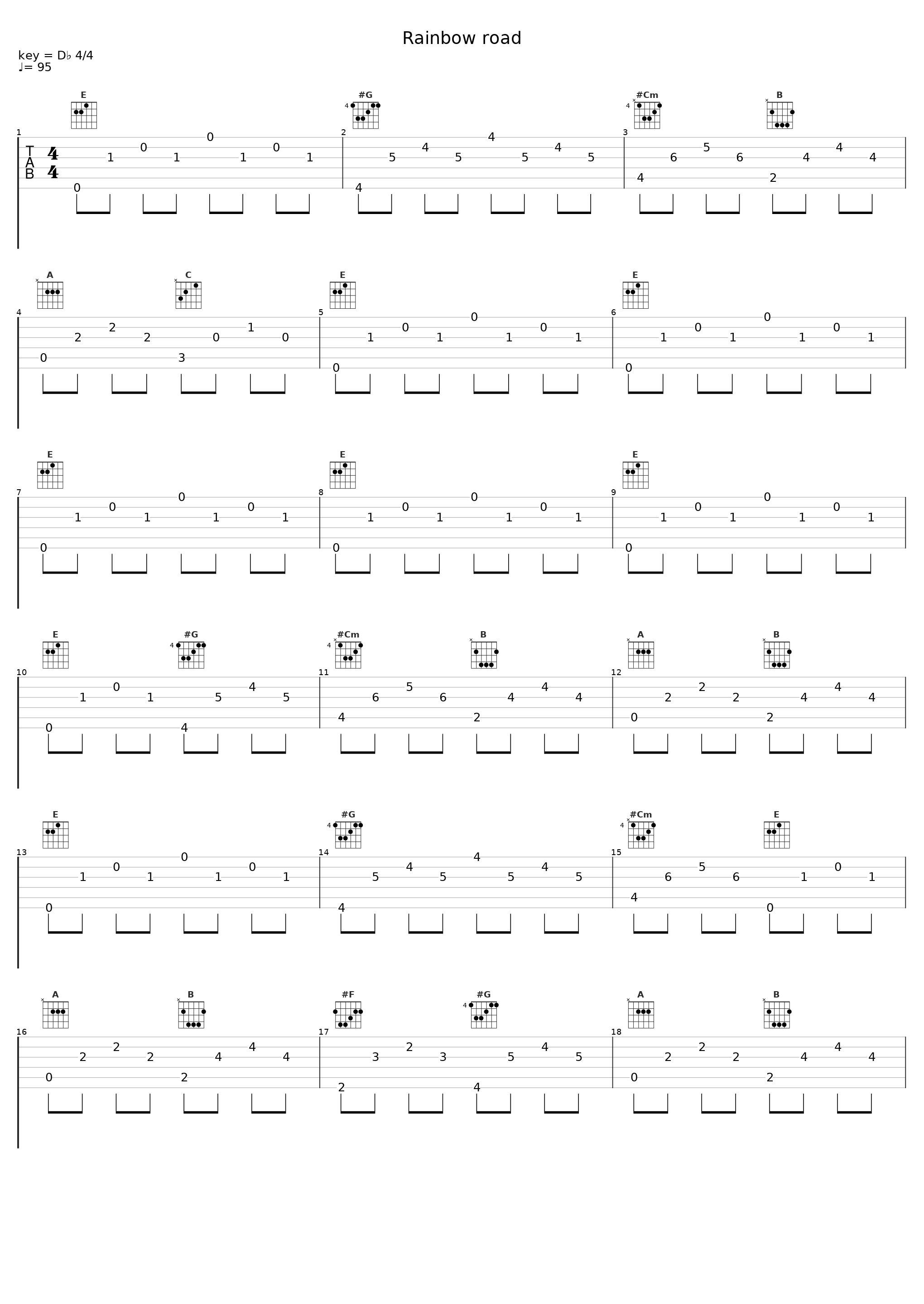 Rainbow road_KEYTALK_1