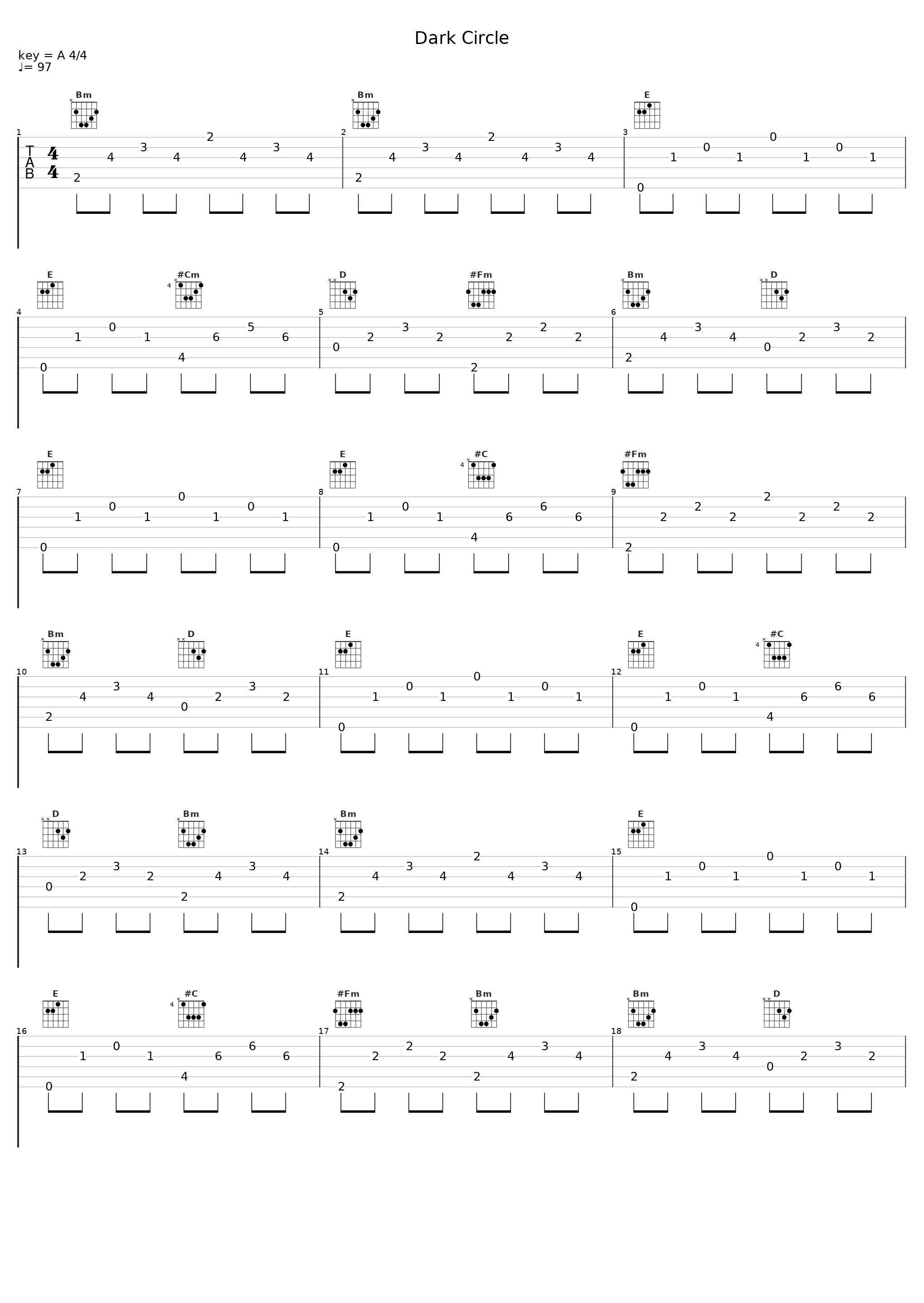 Dark Circle_Humming Urban Stereo_1