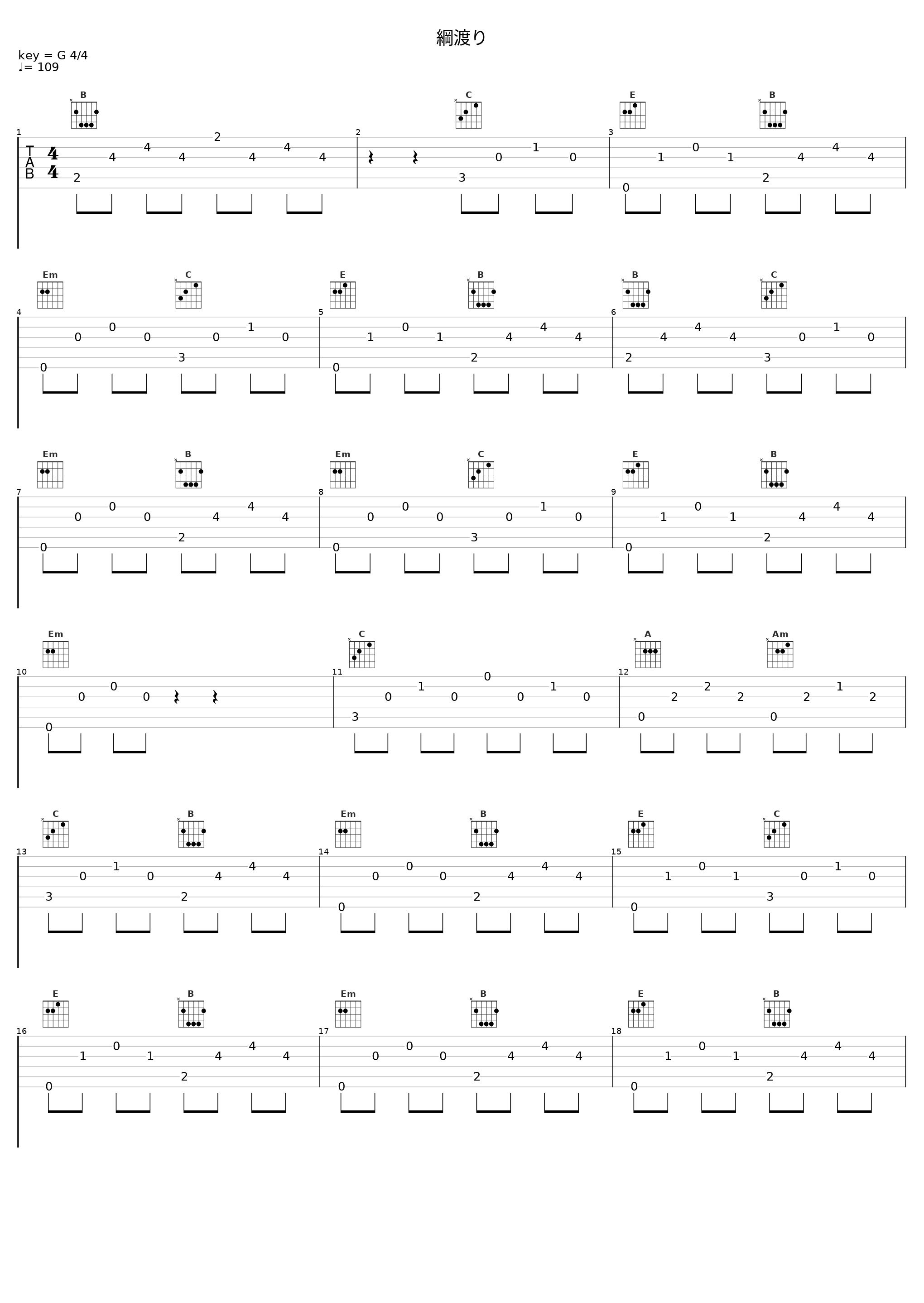綱渡り_otetsu,巡音流歌_1