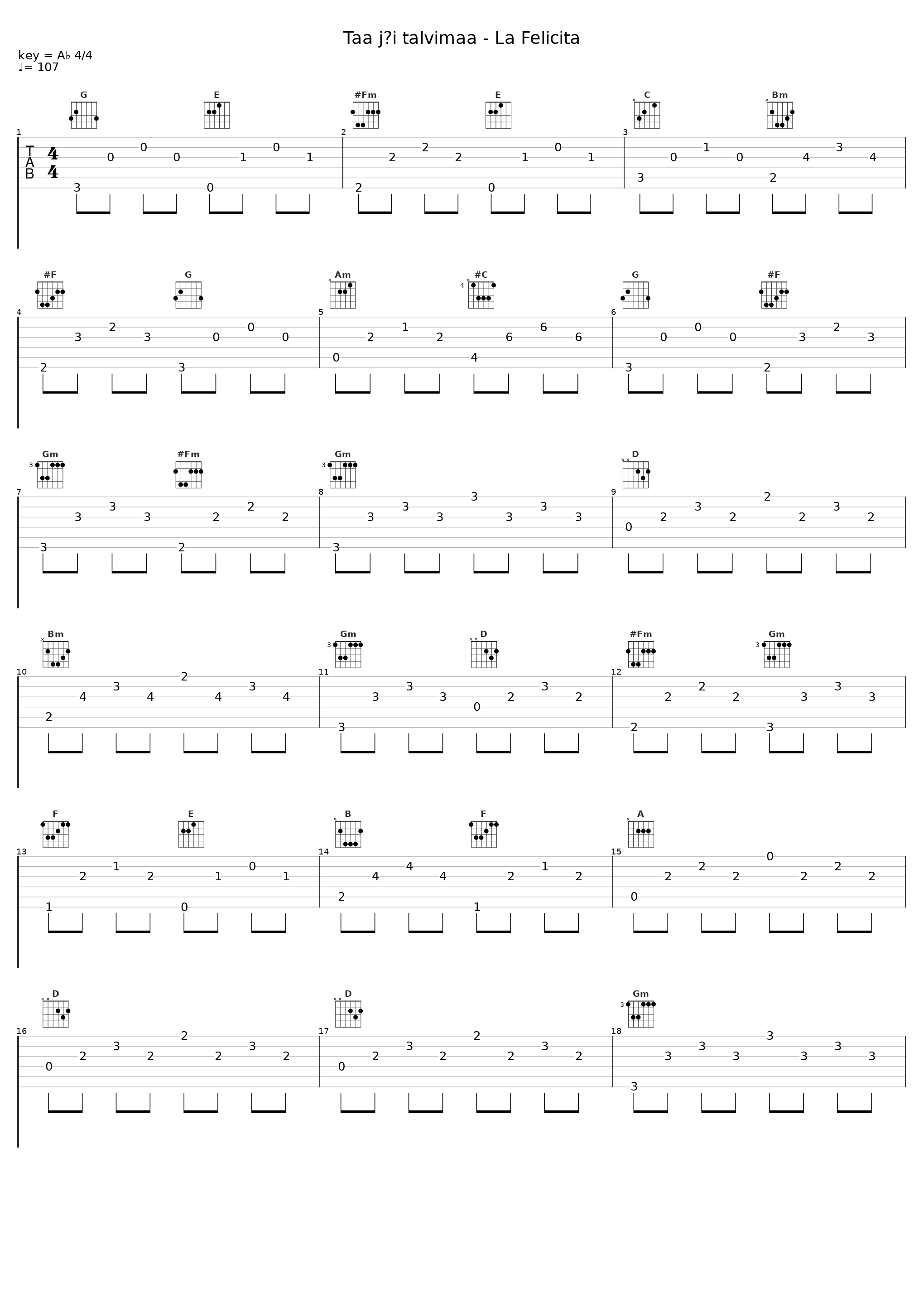 Taa jäi talvimaa - La Felicita_Marion Rung_1