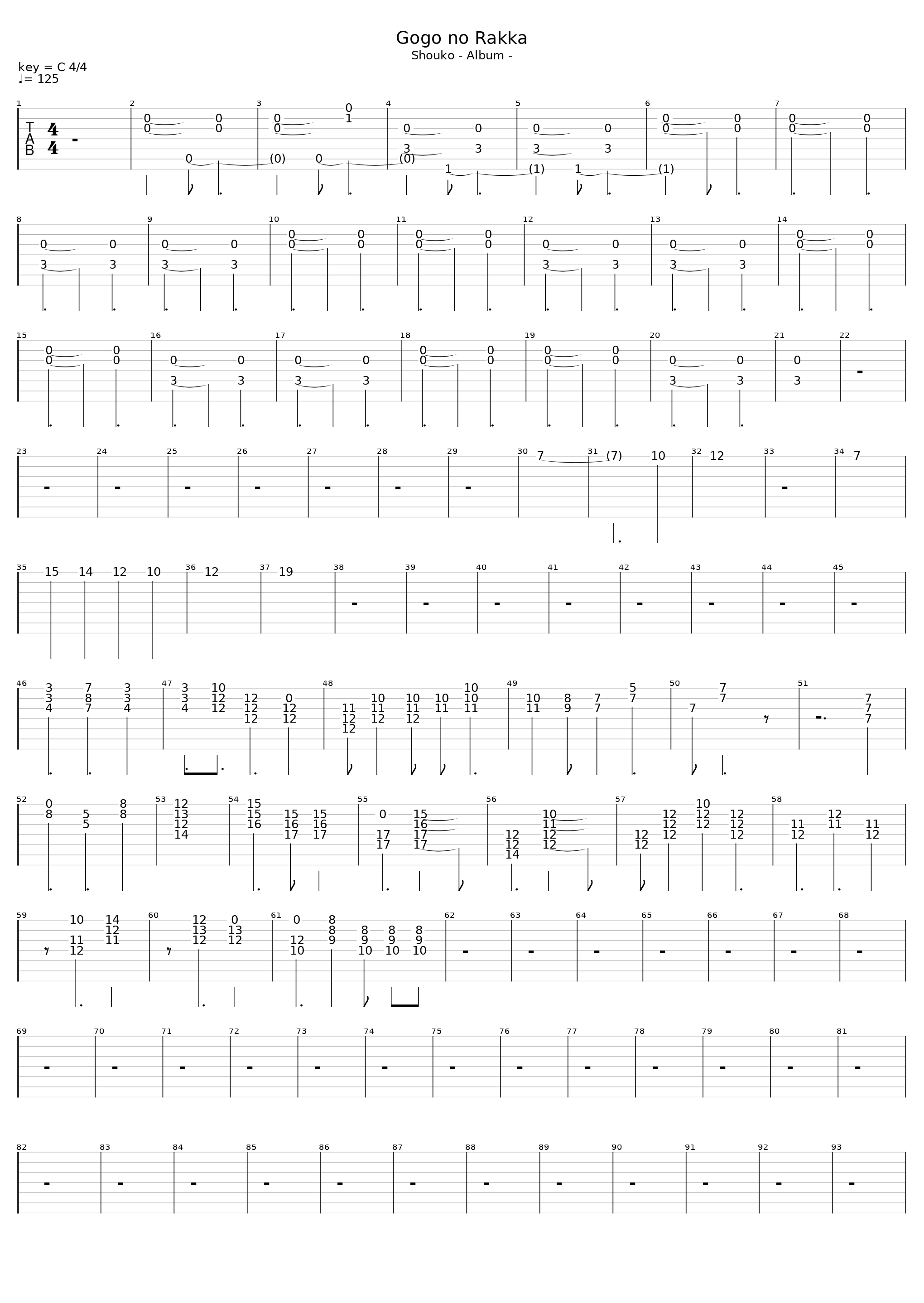 Gogo No Rakka_Jinkaku Radio_1