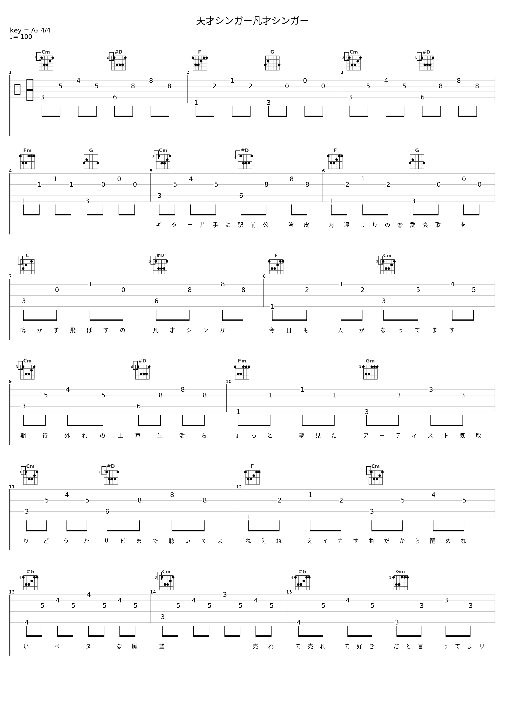 天才シンガー凡才シンガー_kemu,镜音连_1