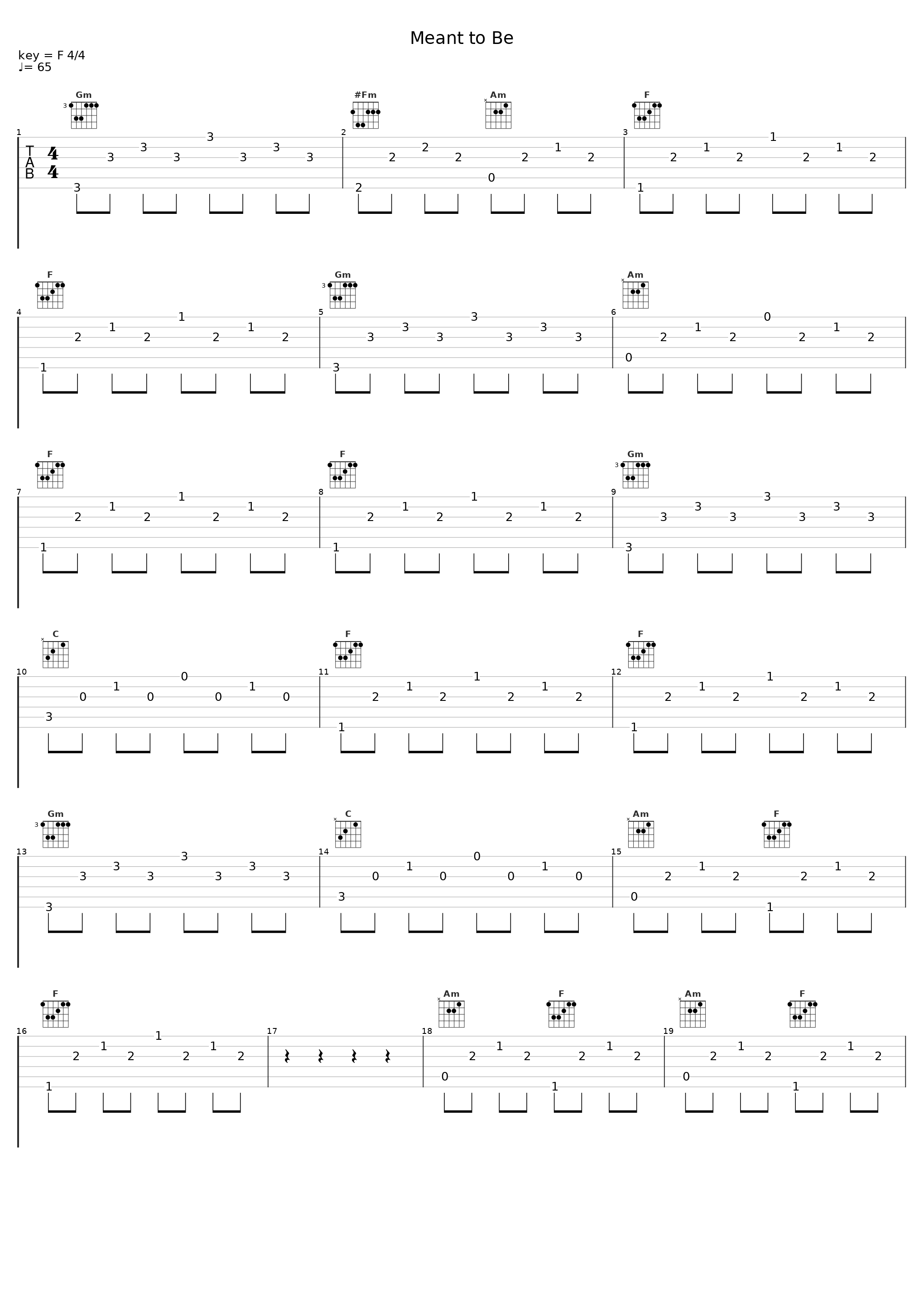 Meant to Be_ELEVATION RHYTHM_1