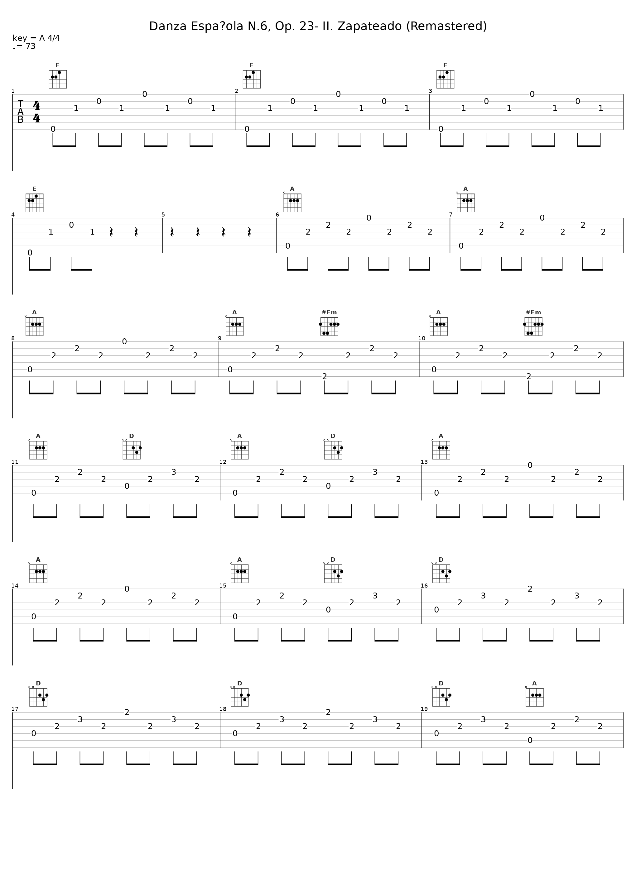 Danza Española N.6, Op. 23- II. Zapateado (Remastered)_Pablo de Sarasate_1