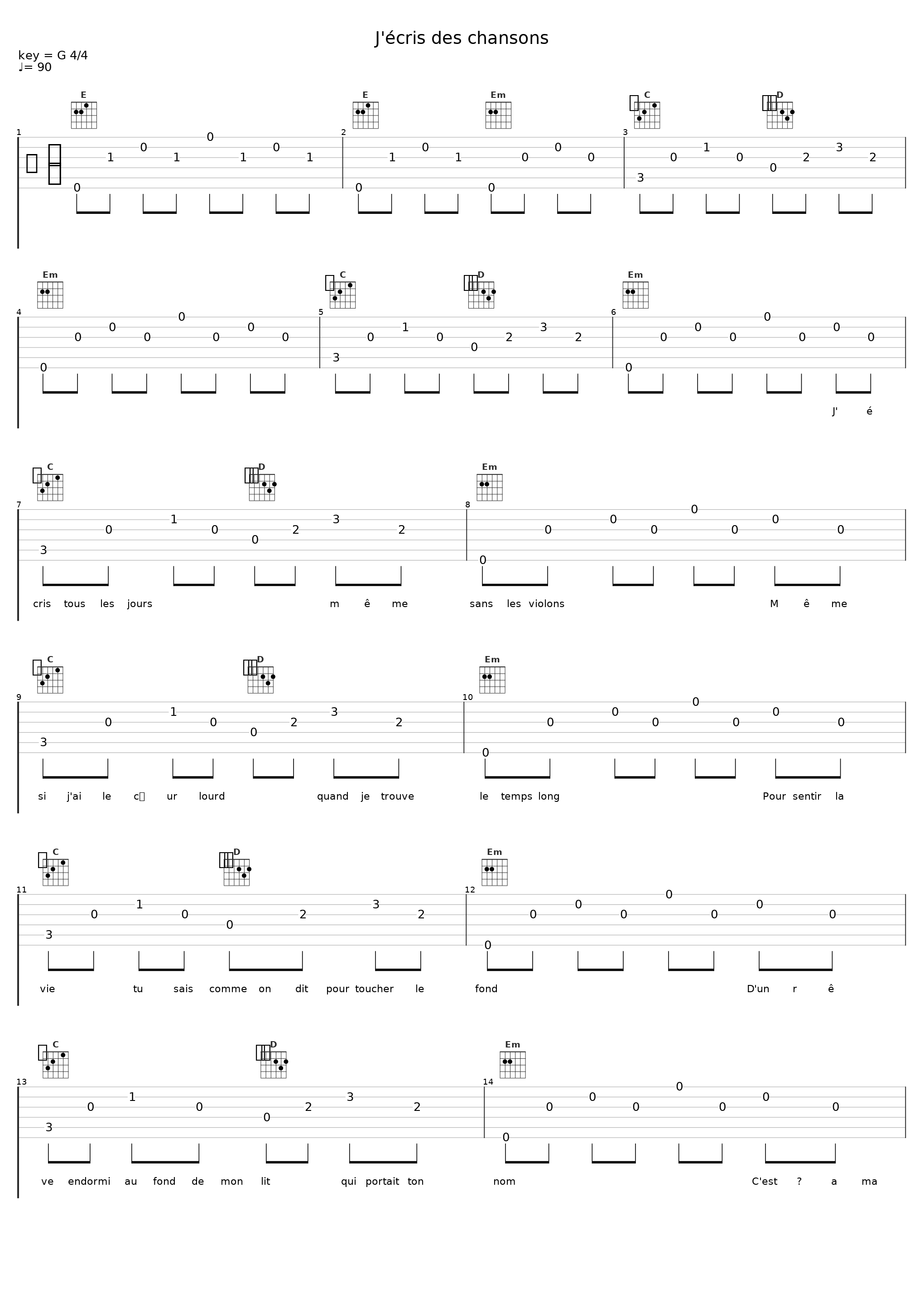 J'écris des chansons_Marc Lavoine_1