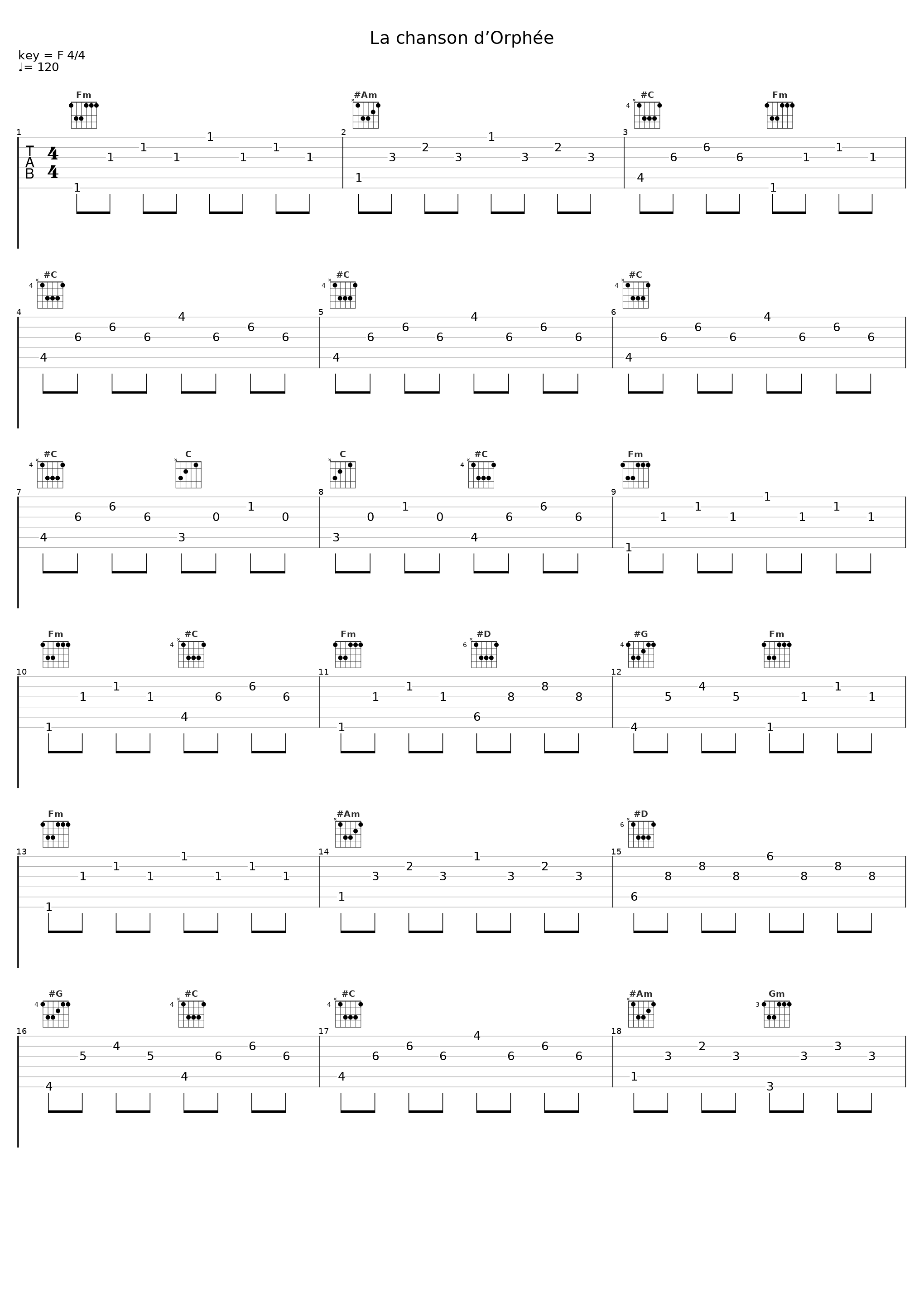 La chanson d’Orphée_Raymond LeFevre_1