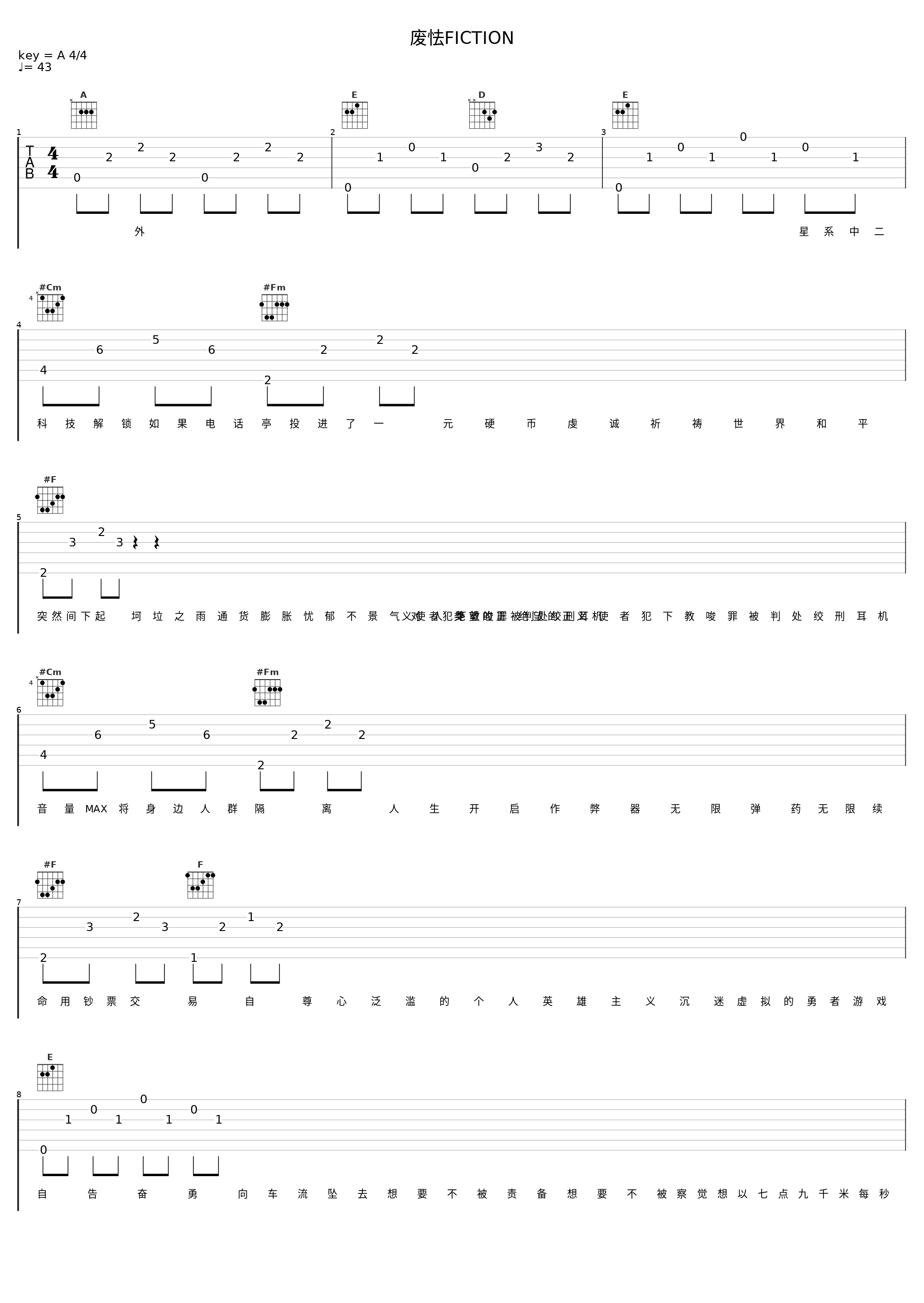 废怯FICTION_洛天依_1
