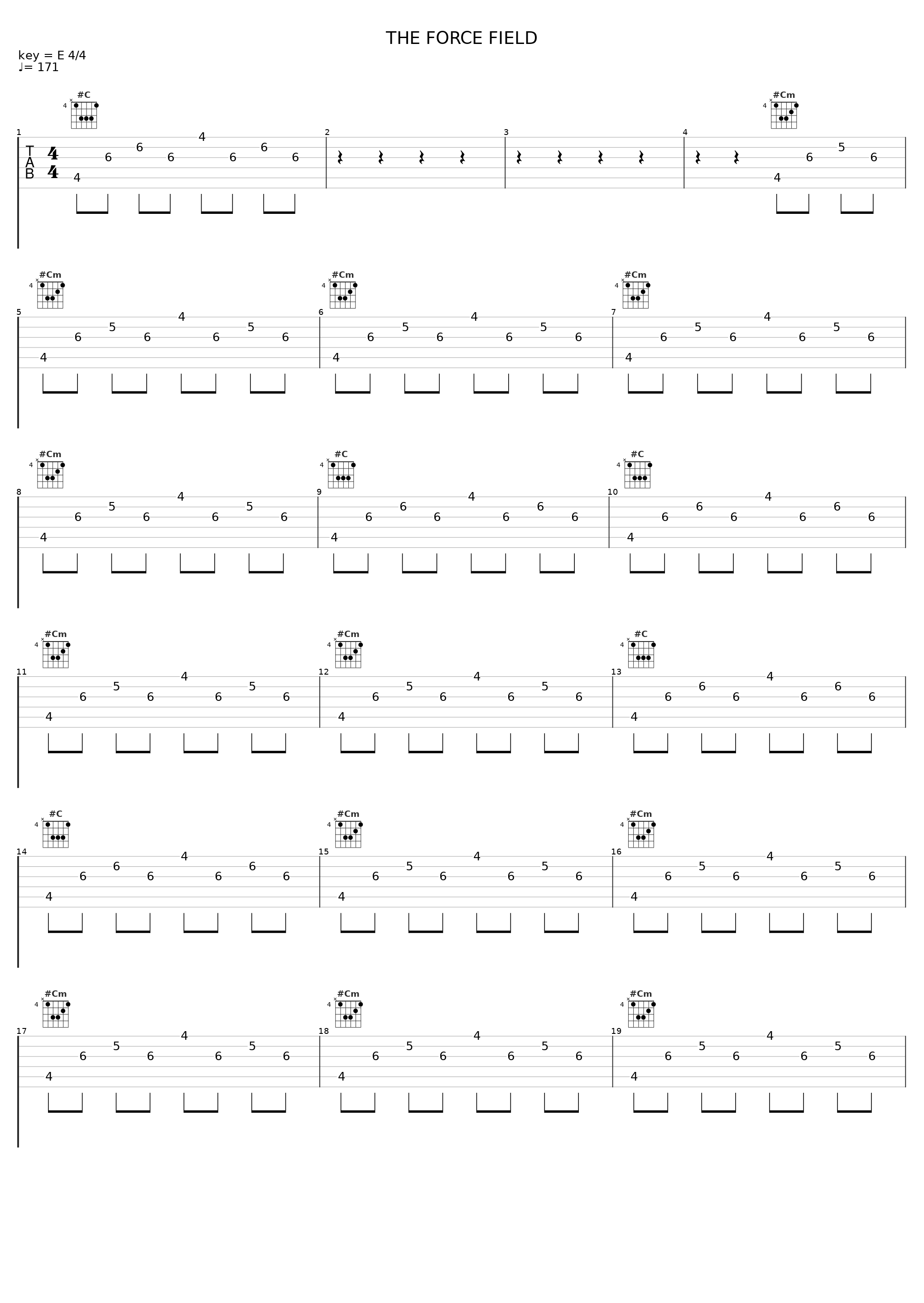 THE FORCE FIELD_光栄BGM部_1