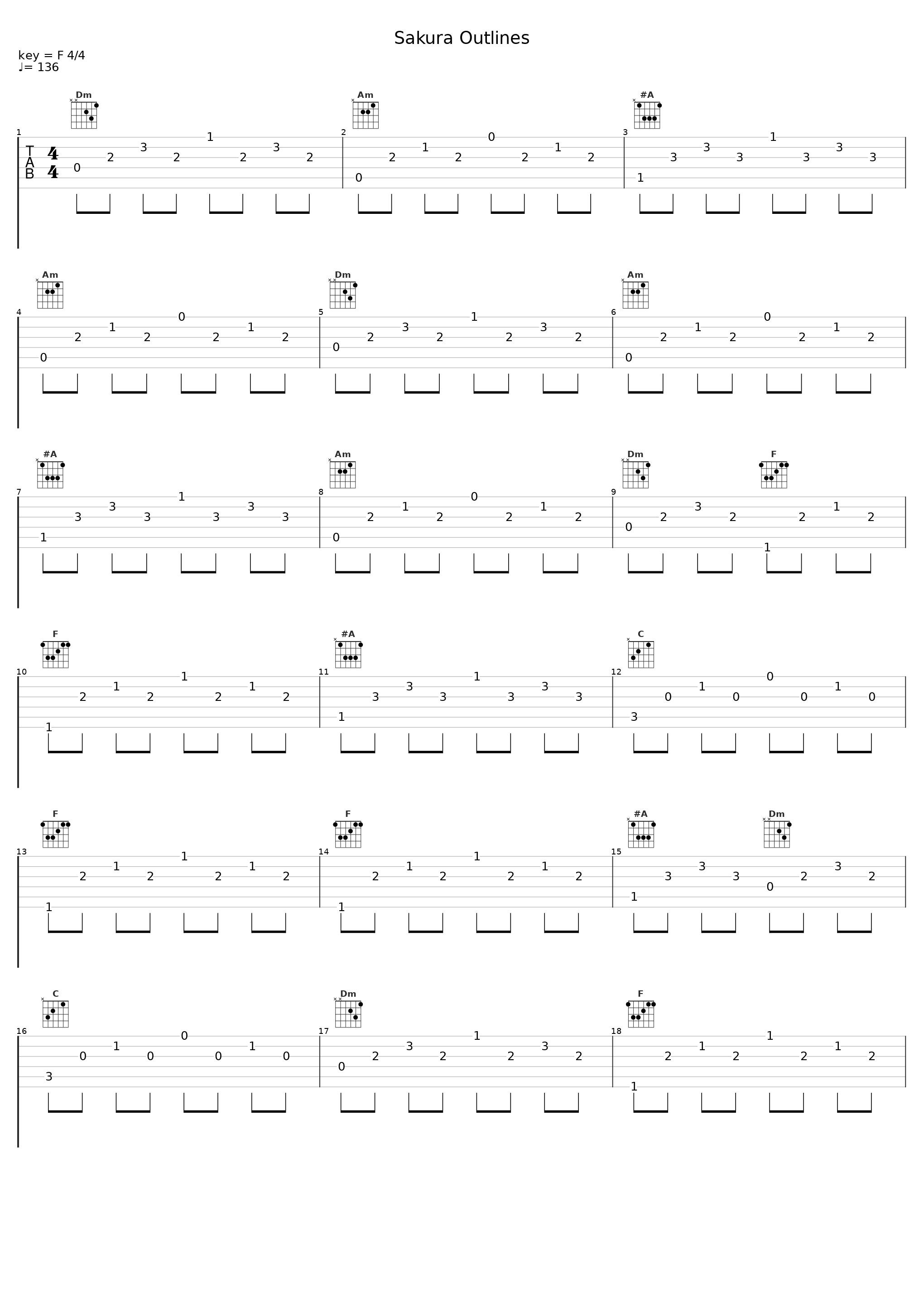 Sakura Outlines_初音未来_1