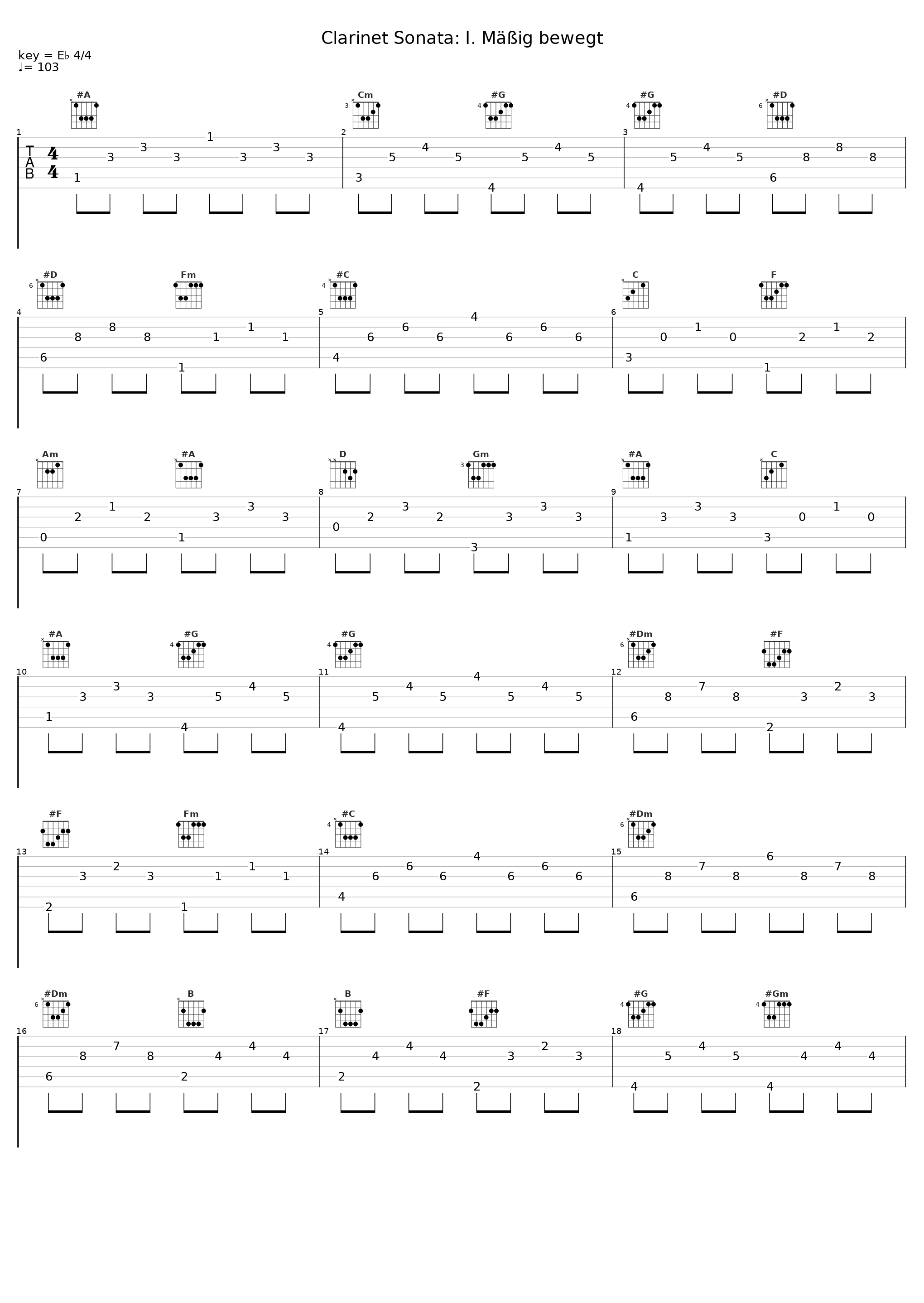 Clarinet Sonata: I. Mäßig bewegt_Dirk Altmann_1
