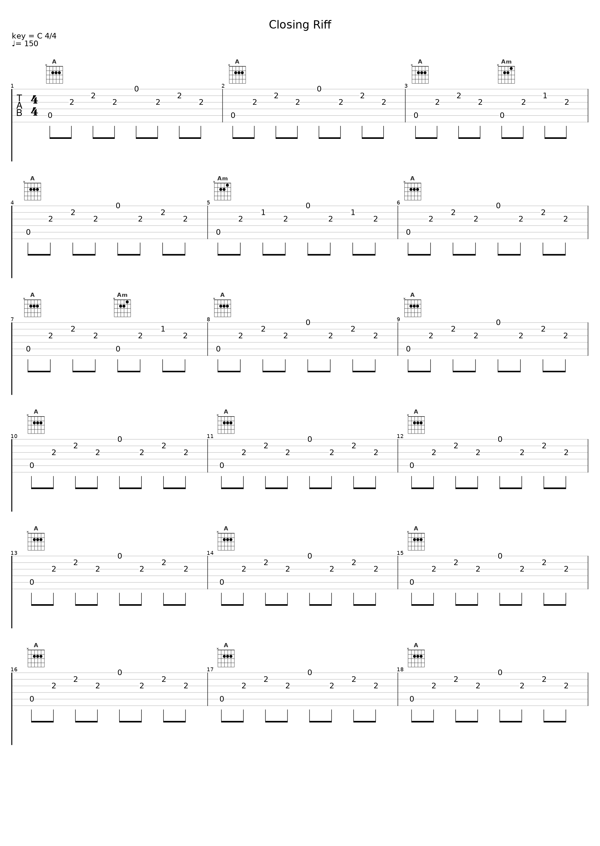 Closing Riff_Elvis Presley_1