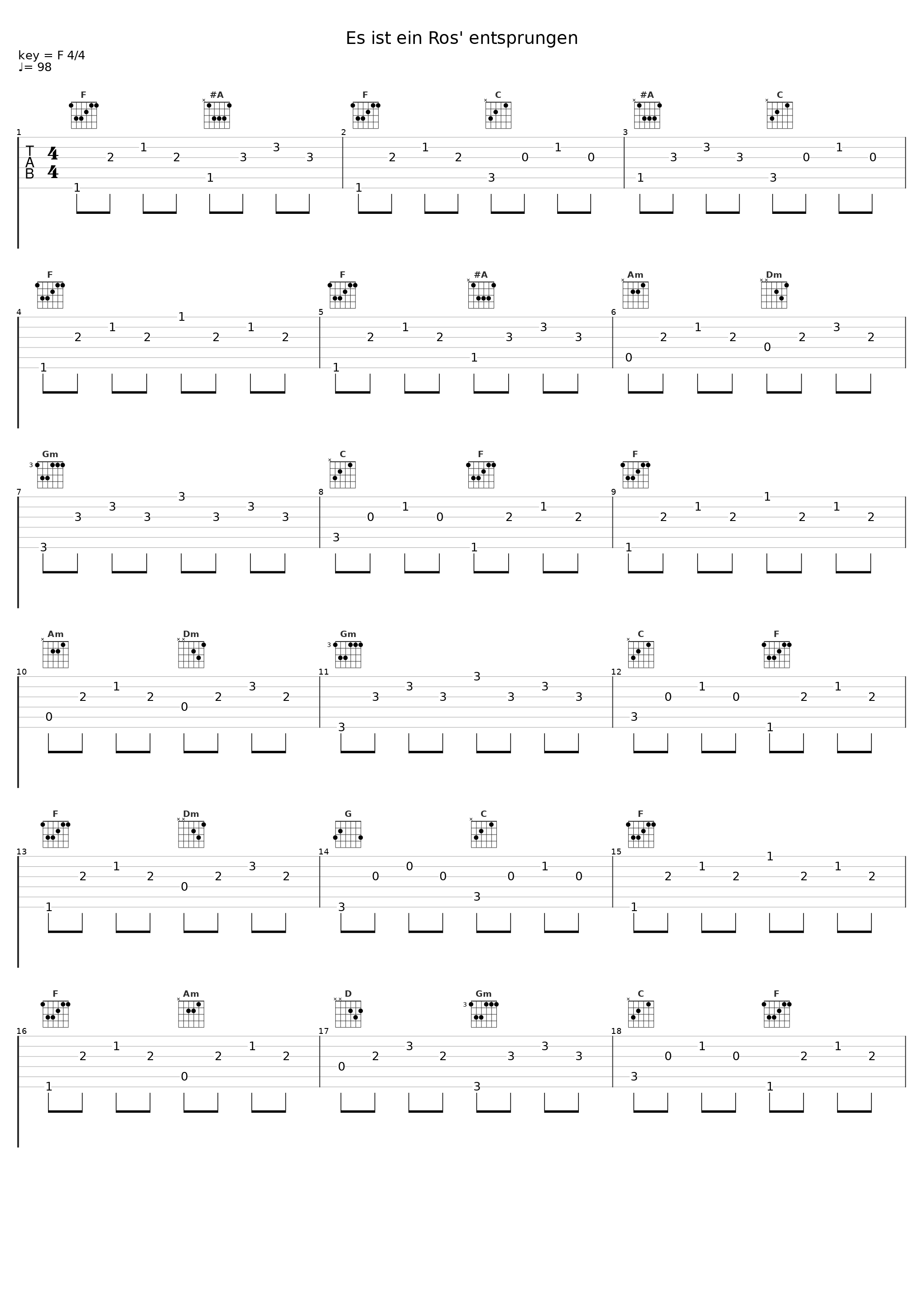 Es ist ein Ros' entsprungen_Bernhard Brink_1