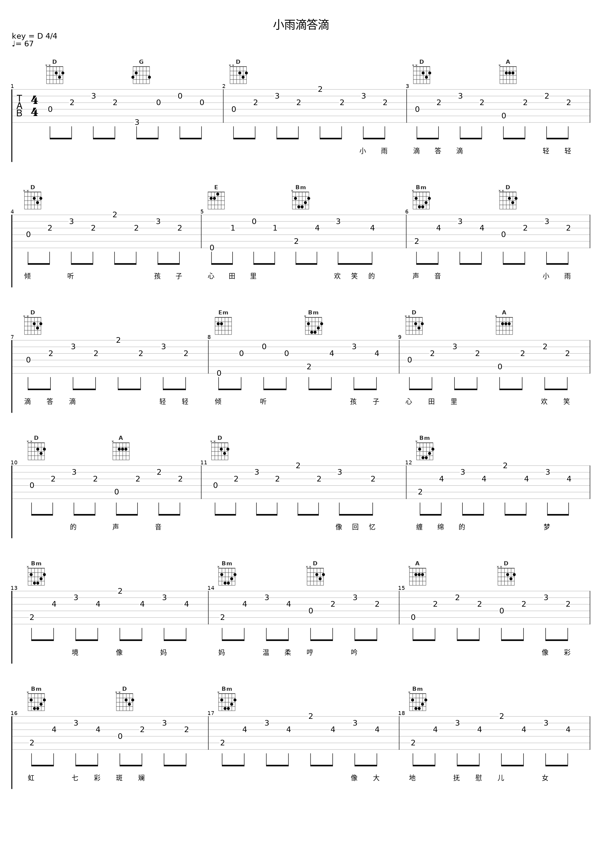 小雨滴答滴_洛天依_1