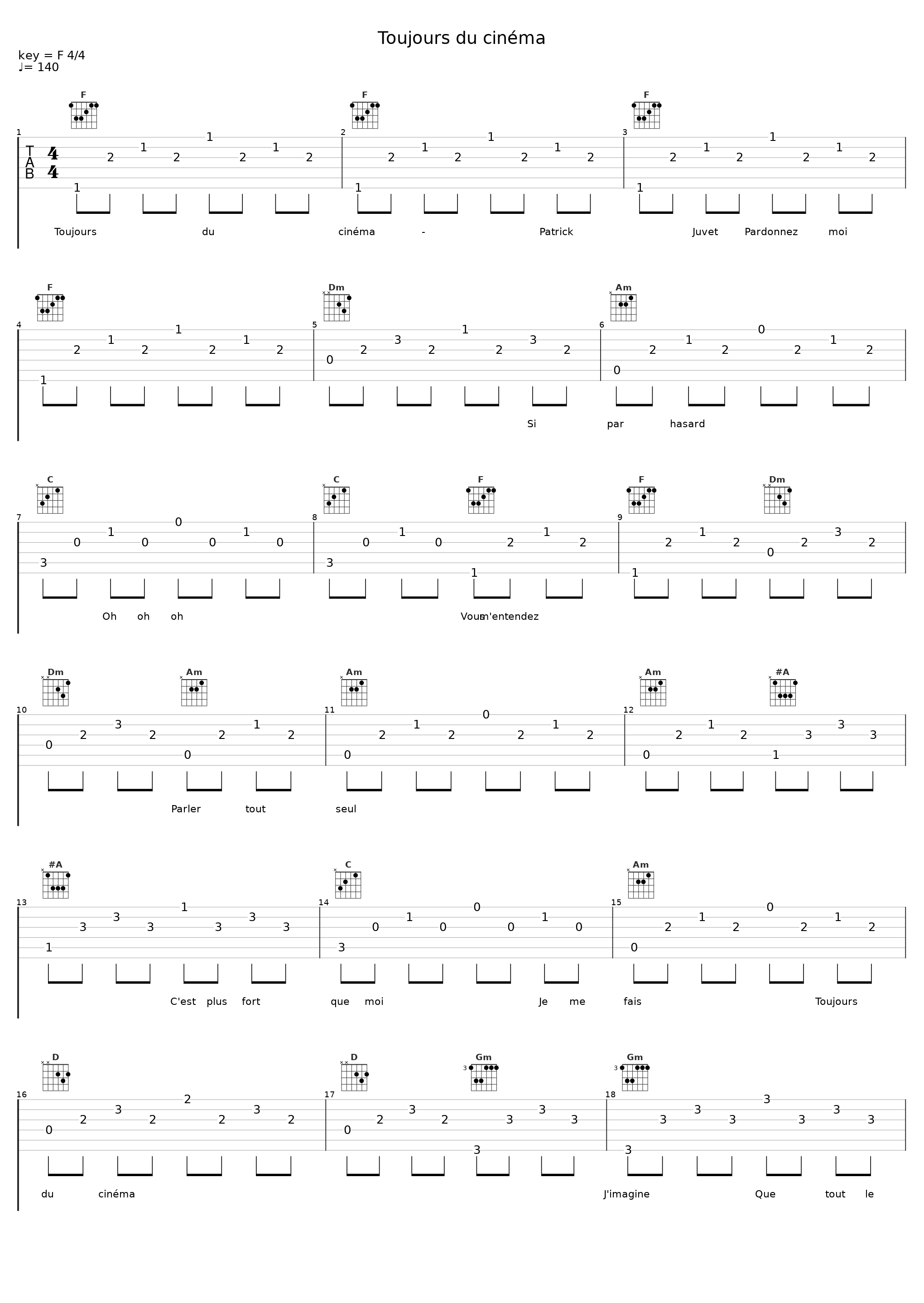 Toujours du cinéma_Patrick Juvet_1