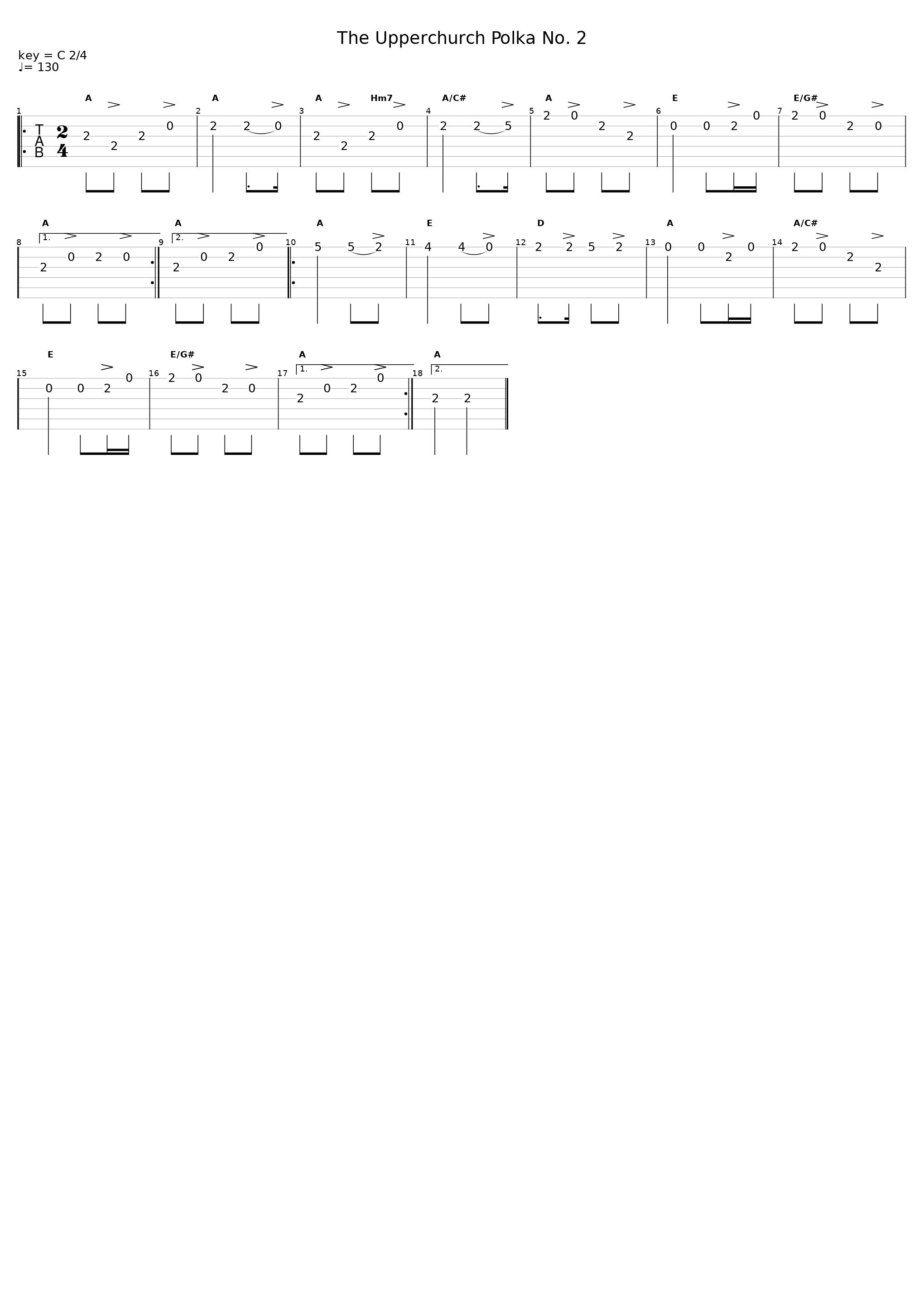 The Upperchurch Polka No. 2_Traditional Irish_1