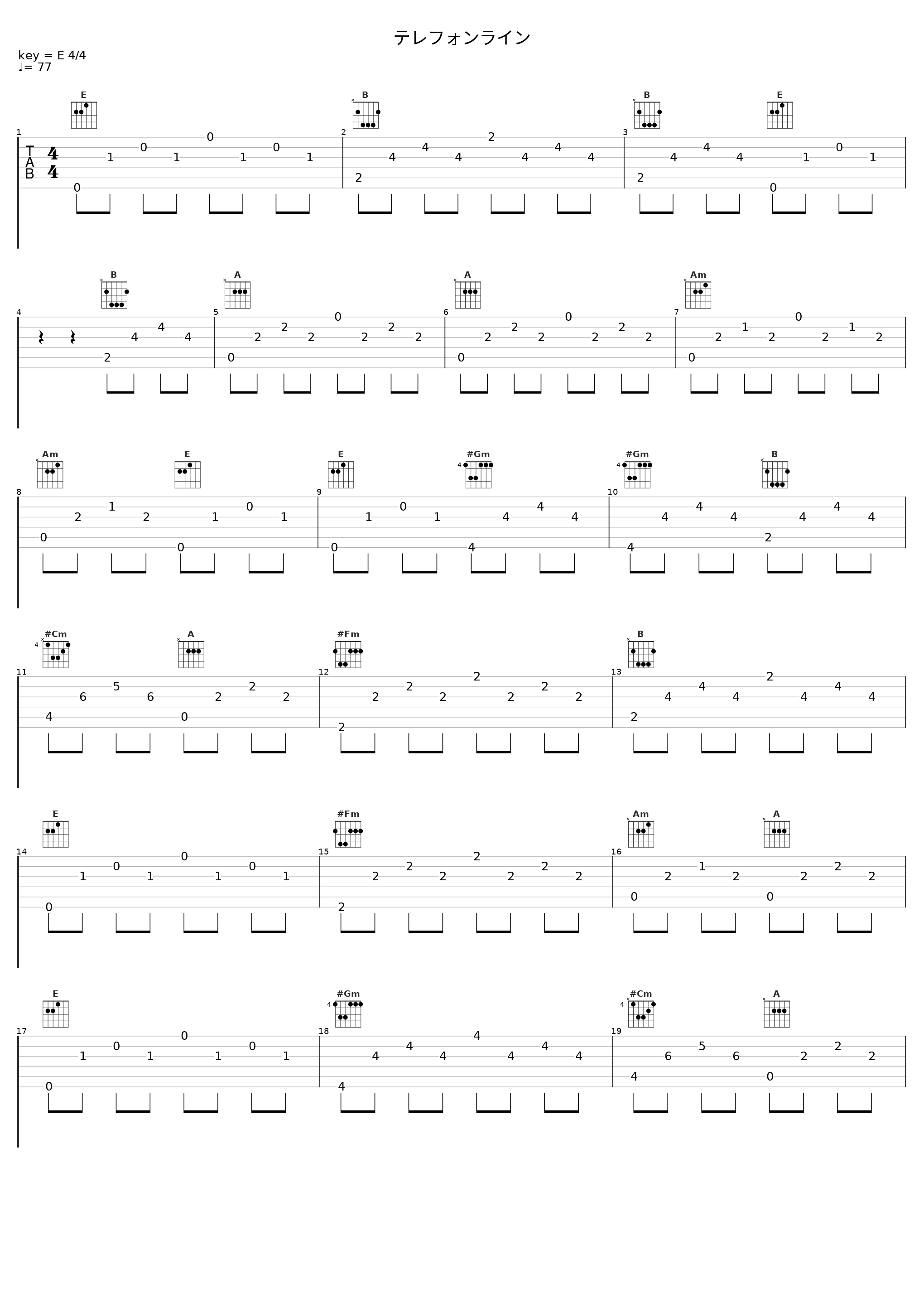 テレフォンライン_TM NETWORK_1