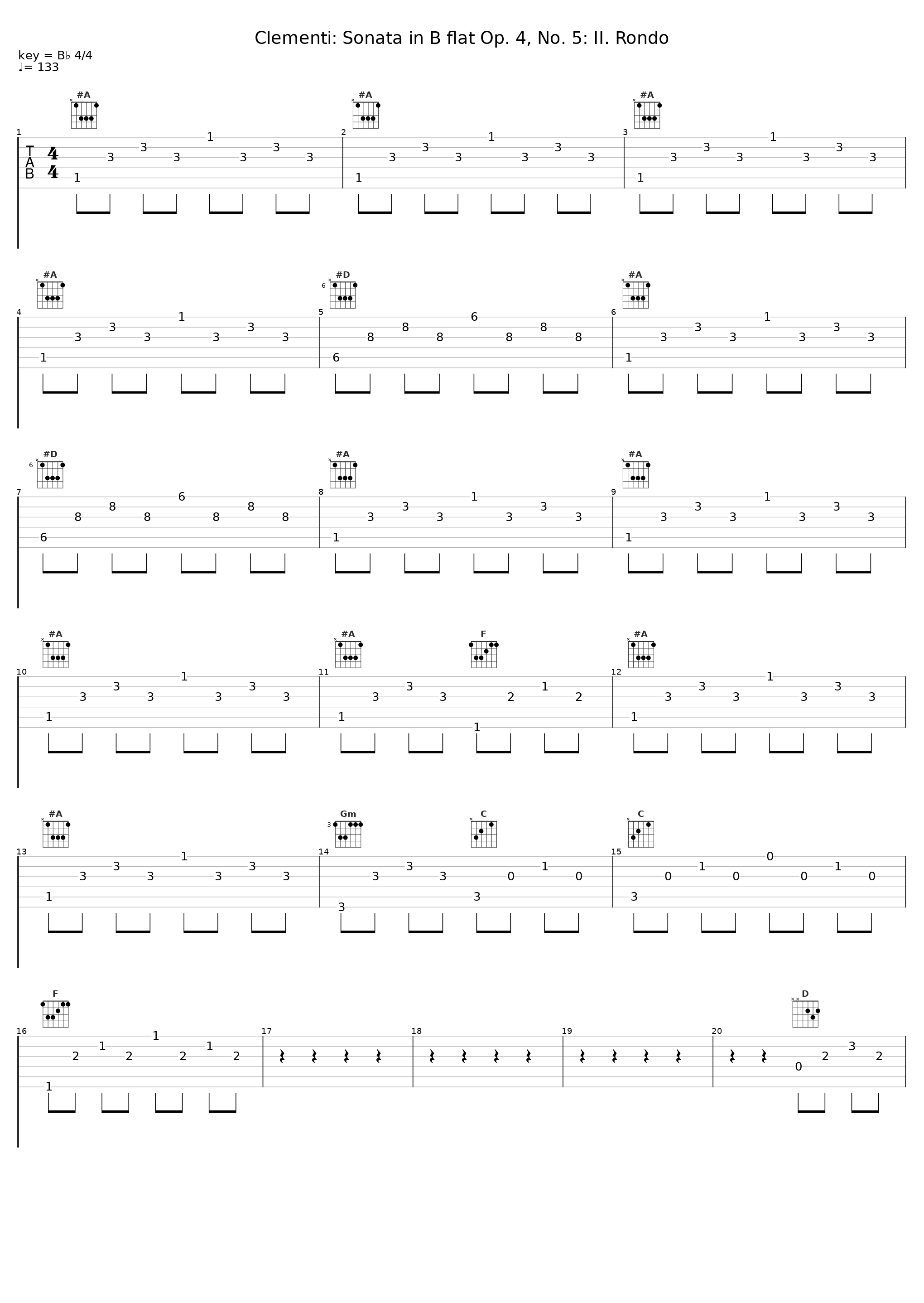 Clementi: Sonata in B flat Op. 4, No. 5: II. Rondo_Gino Gorini_1