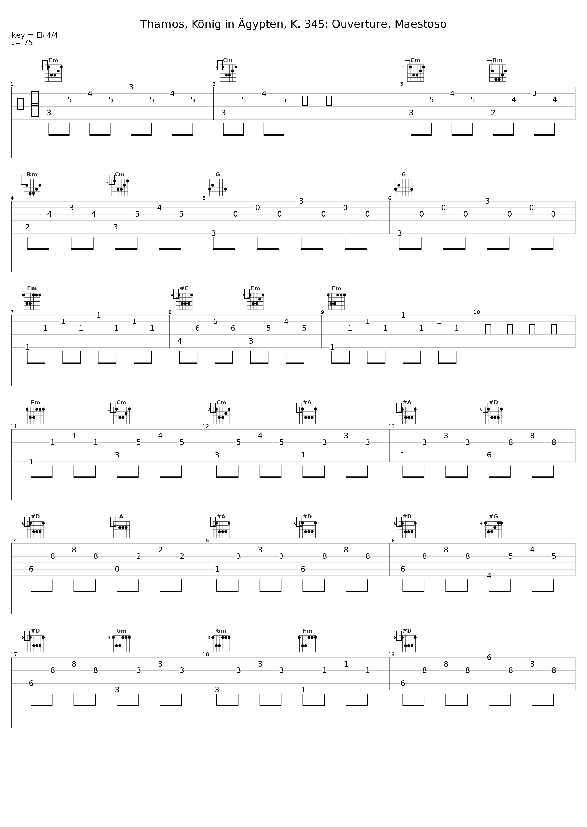 Thamos, König in Ägypten, K. 345: Ouverture. Maestoso_Pygmalion,Raphaël Pichon_1