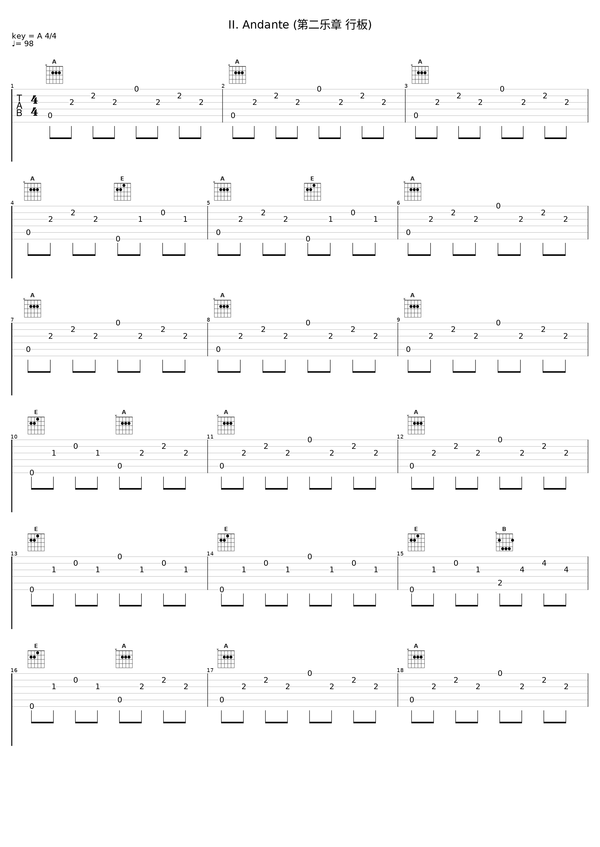 II. Andante (第二乐章 行板)_Fabrice Ferez,Philippe Roux_1