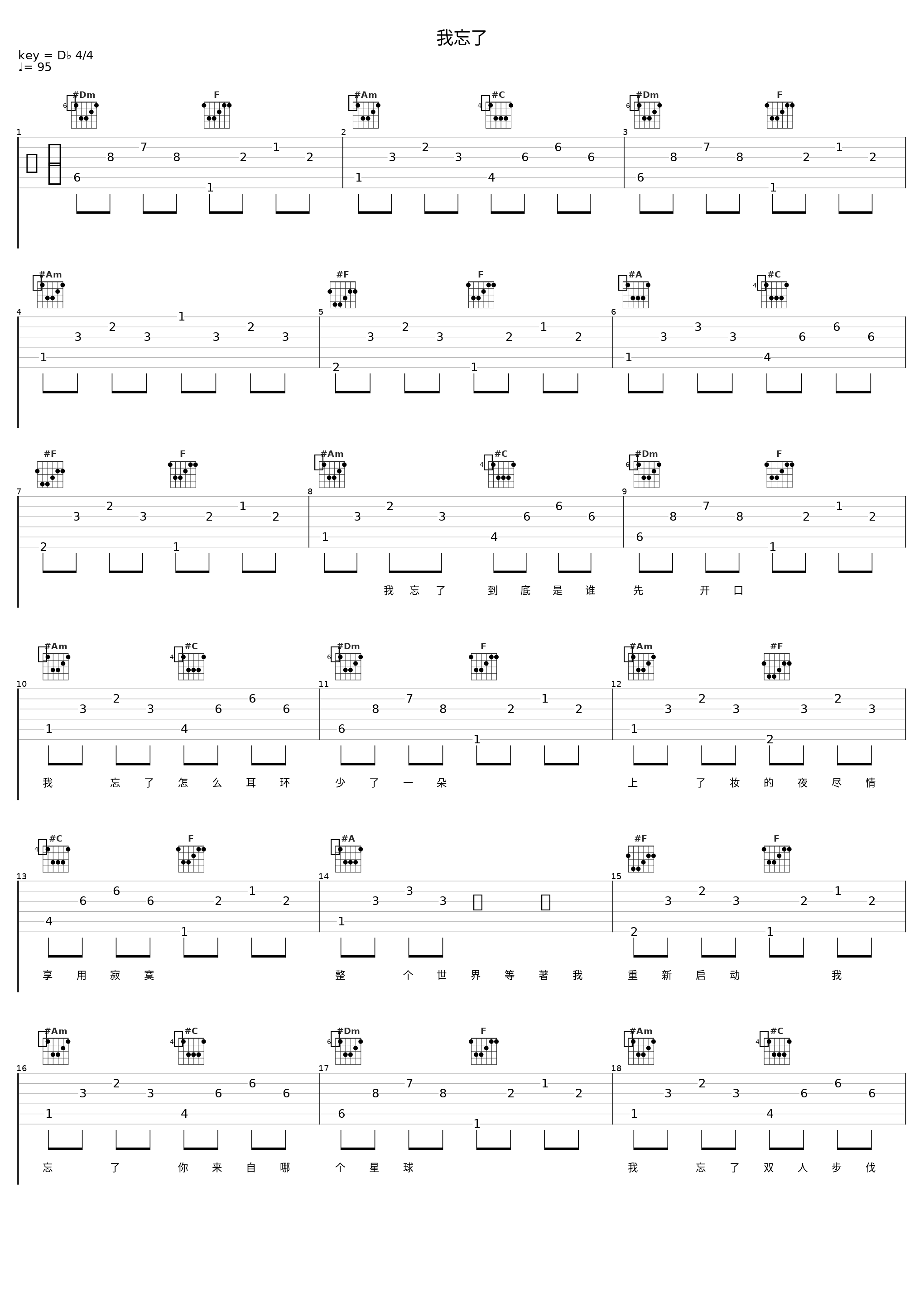 我忘了_林晓培_1