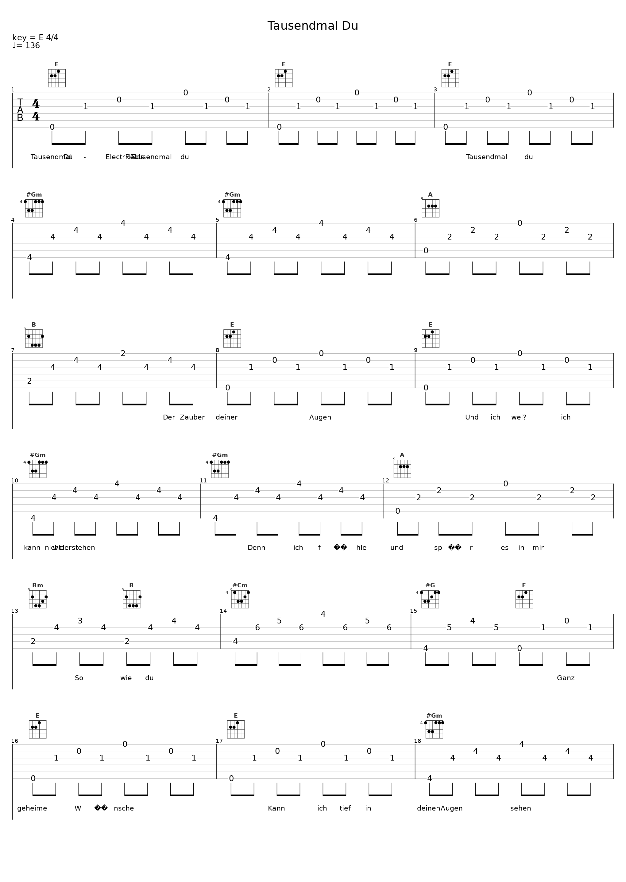 Tausendmal Du_Electric Fields_1