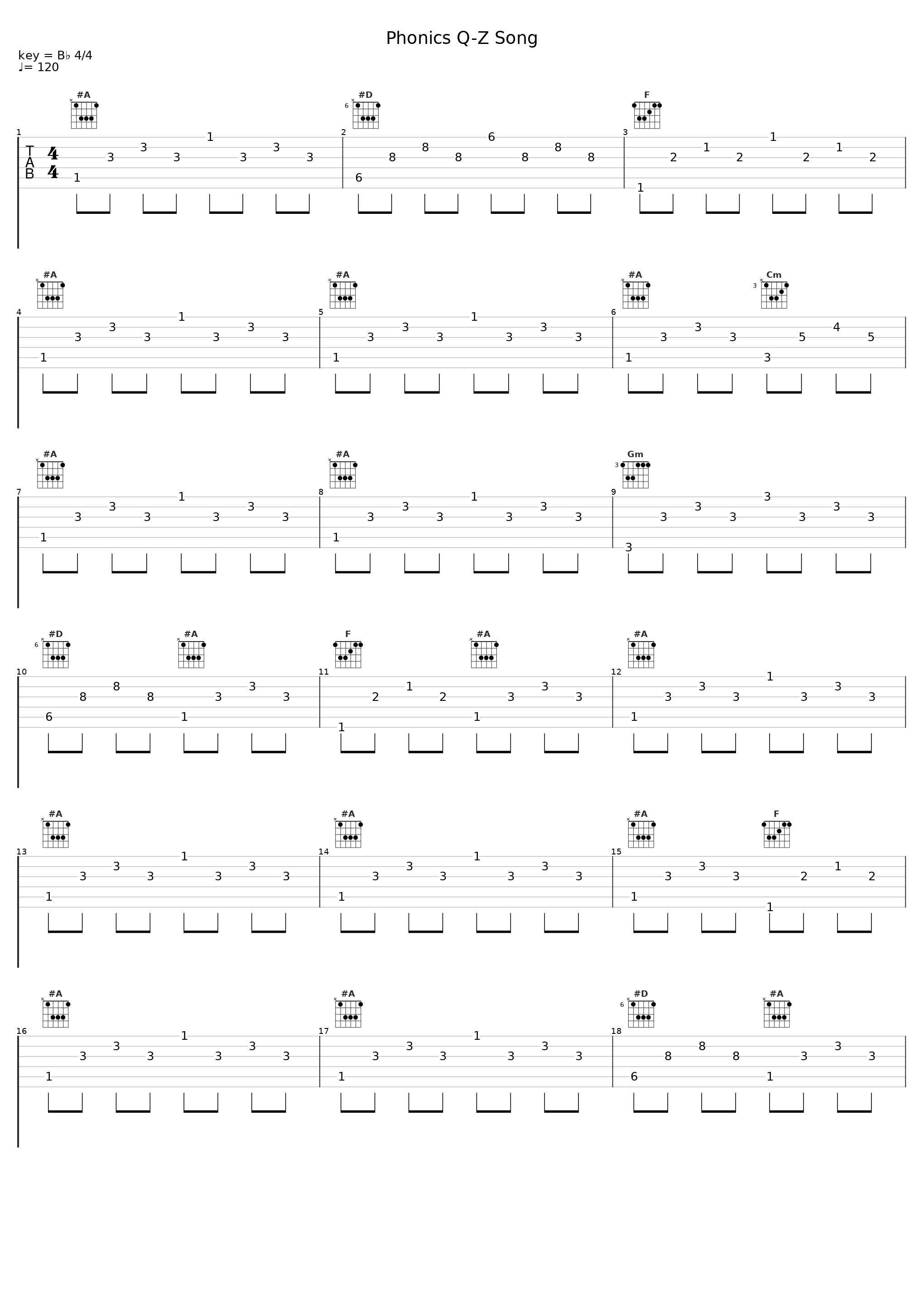 Phonics Q-Z Song_The Kiboomers_1