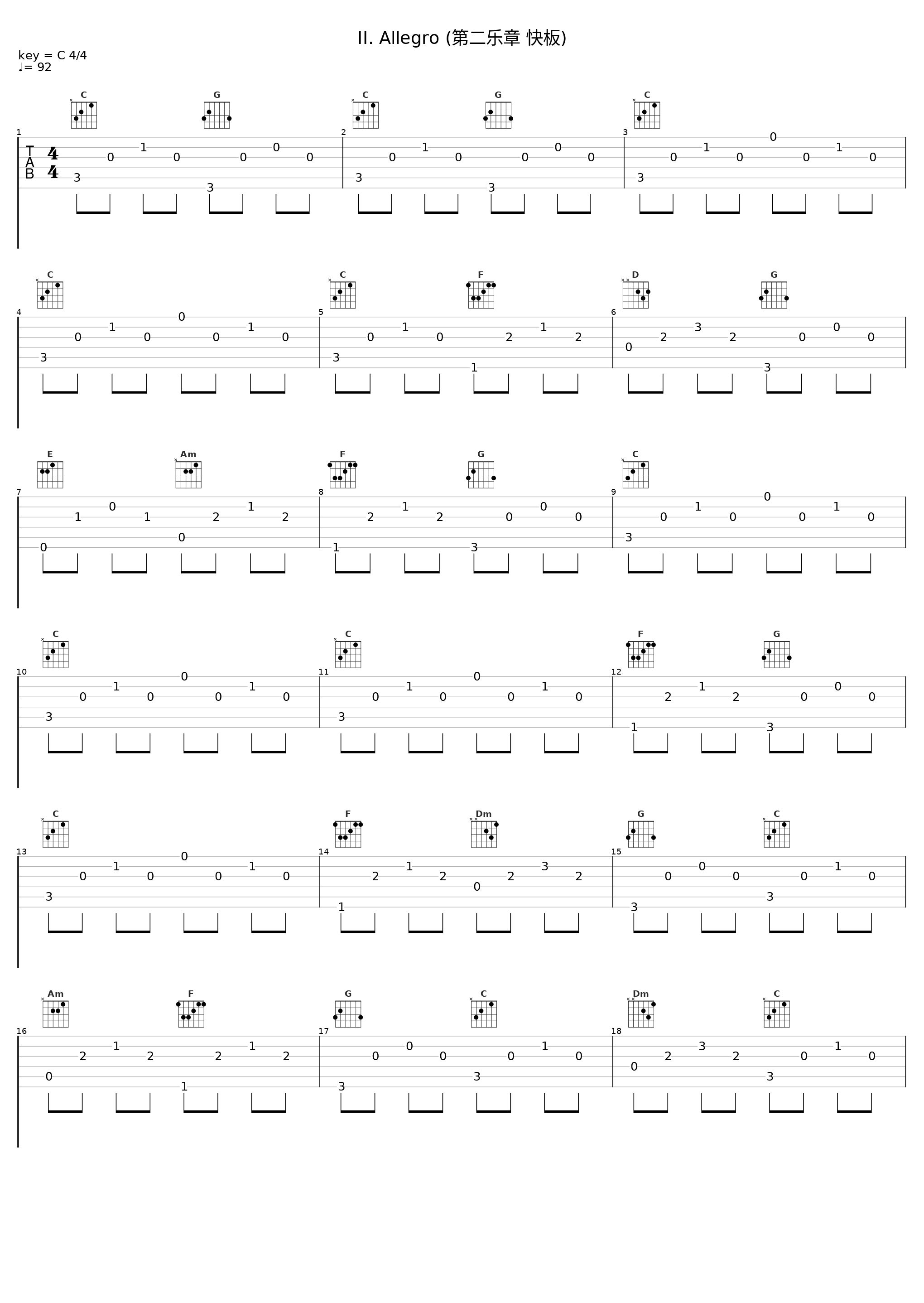 II. Allegro (第二乐章 快板)_Classical Artists_1