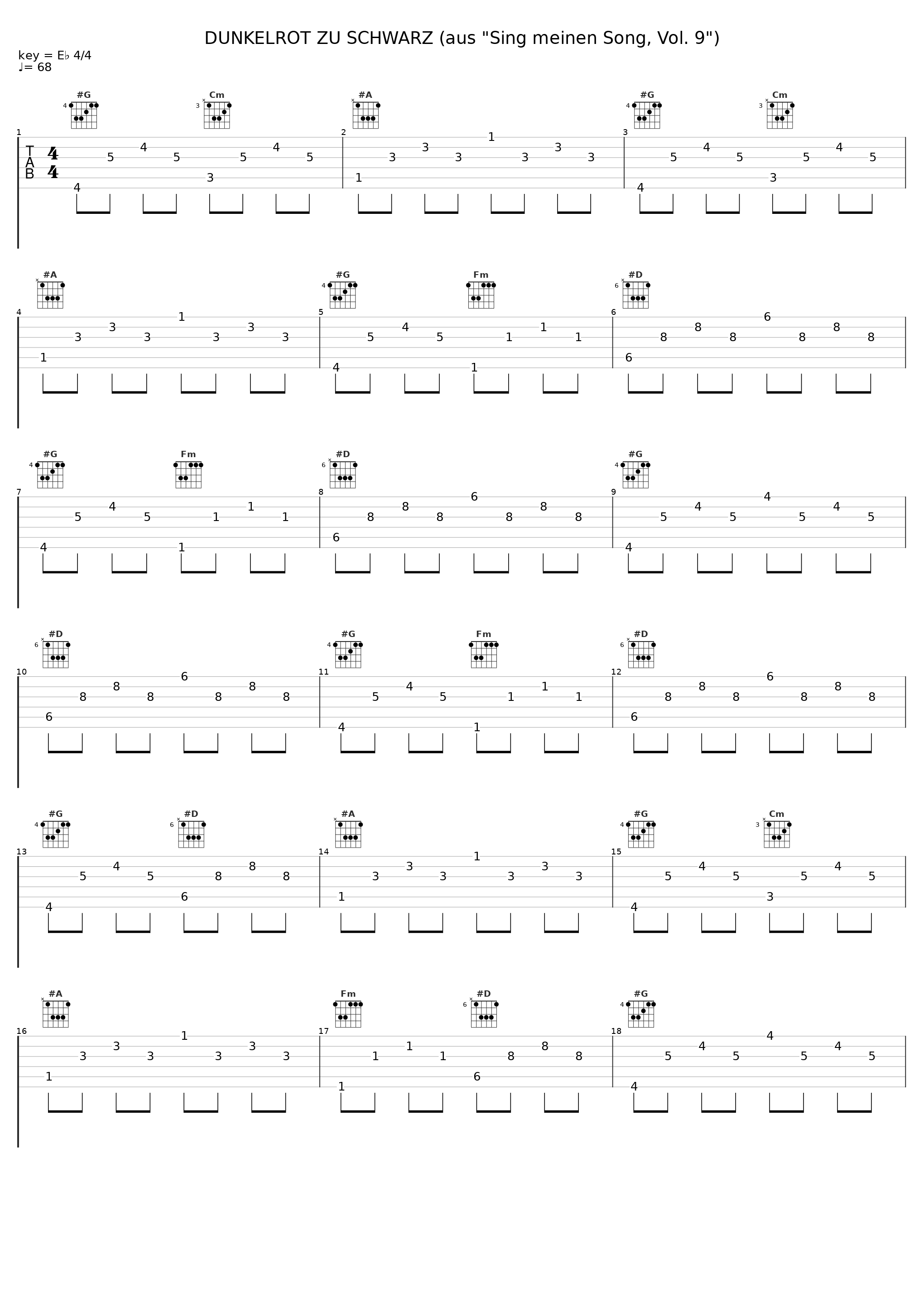 DUNKELROT ZU SCHWARZ (aus "Sing meinen Song, Vol. 9")_Johannes Oerding_1