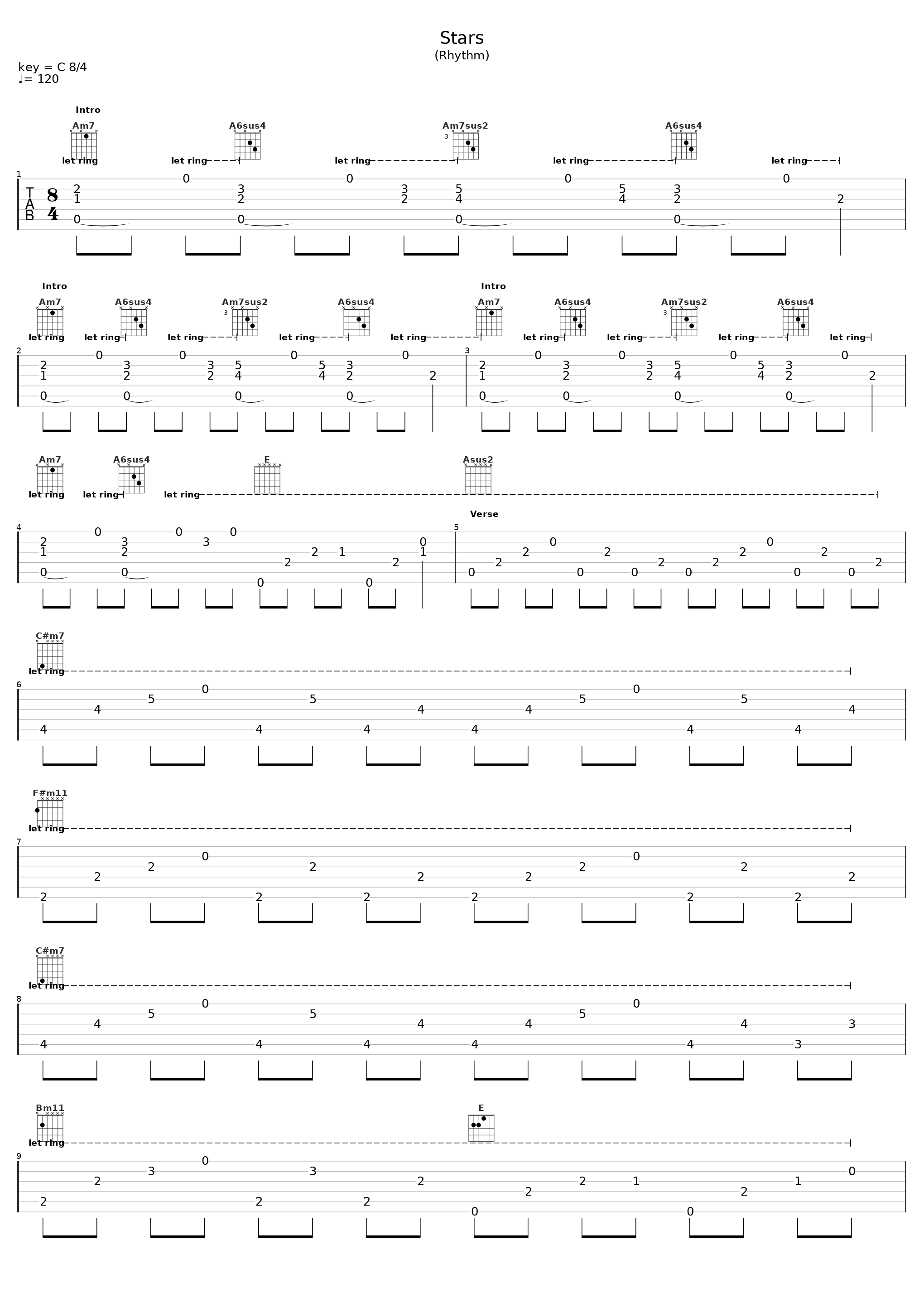 Stars (Rhythm)_Sungha Jung_1