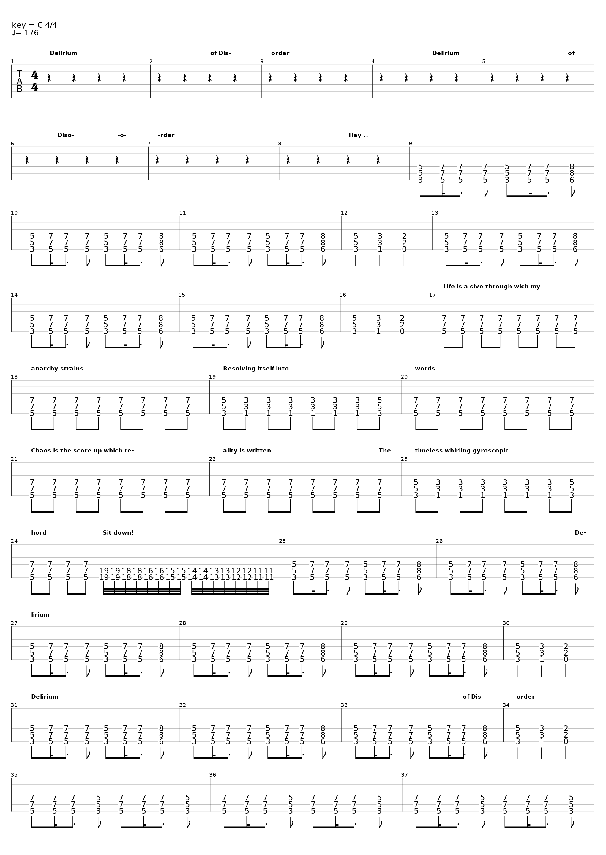 Delirium Of Disorder_Sensory Overload_1