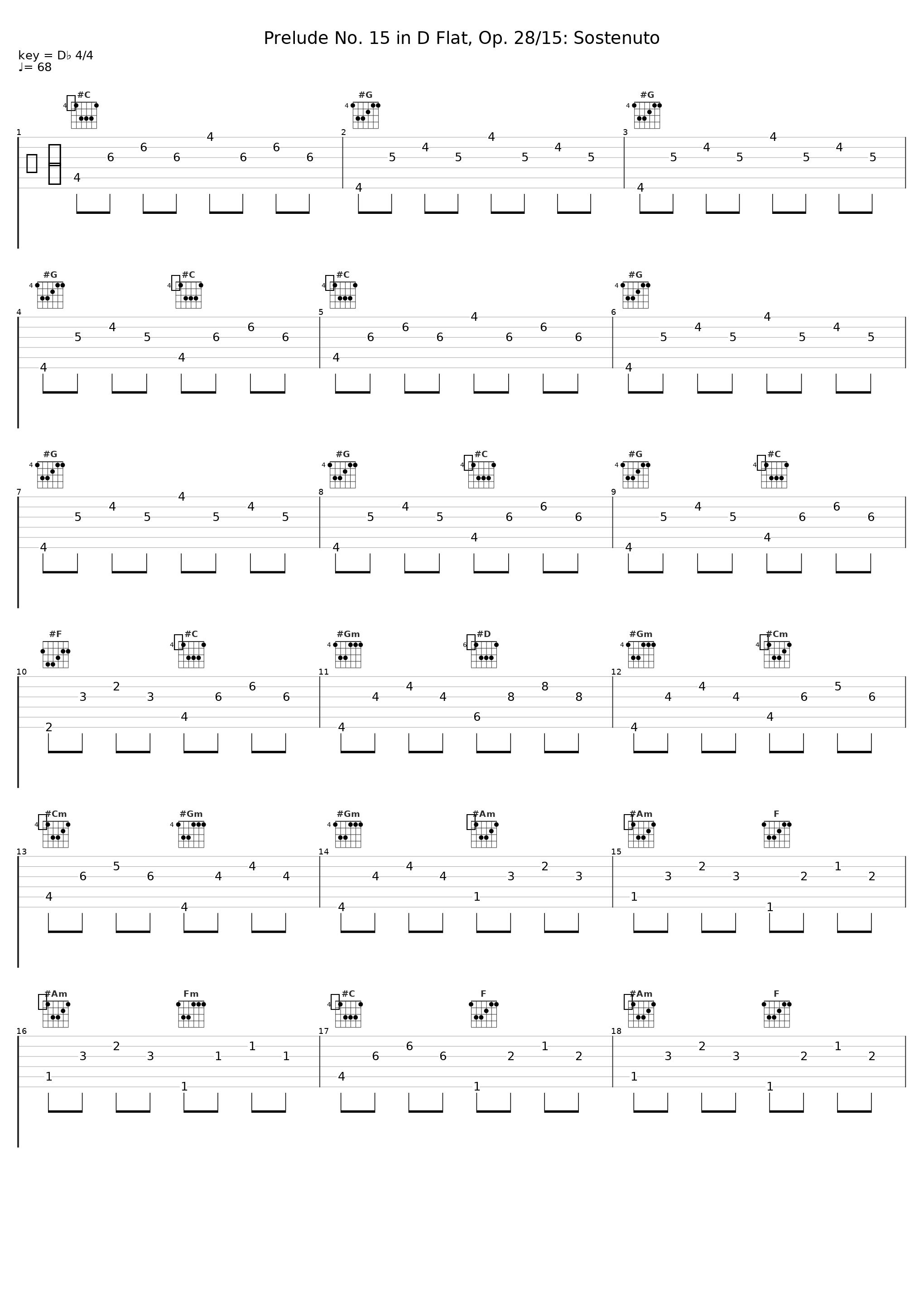 Prelude No. 15 in D Flat, Op. 28/15: Sostenuto_The Kiboomers_1