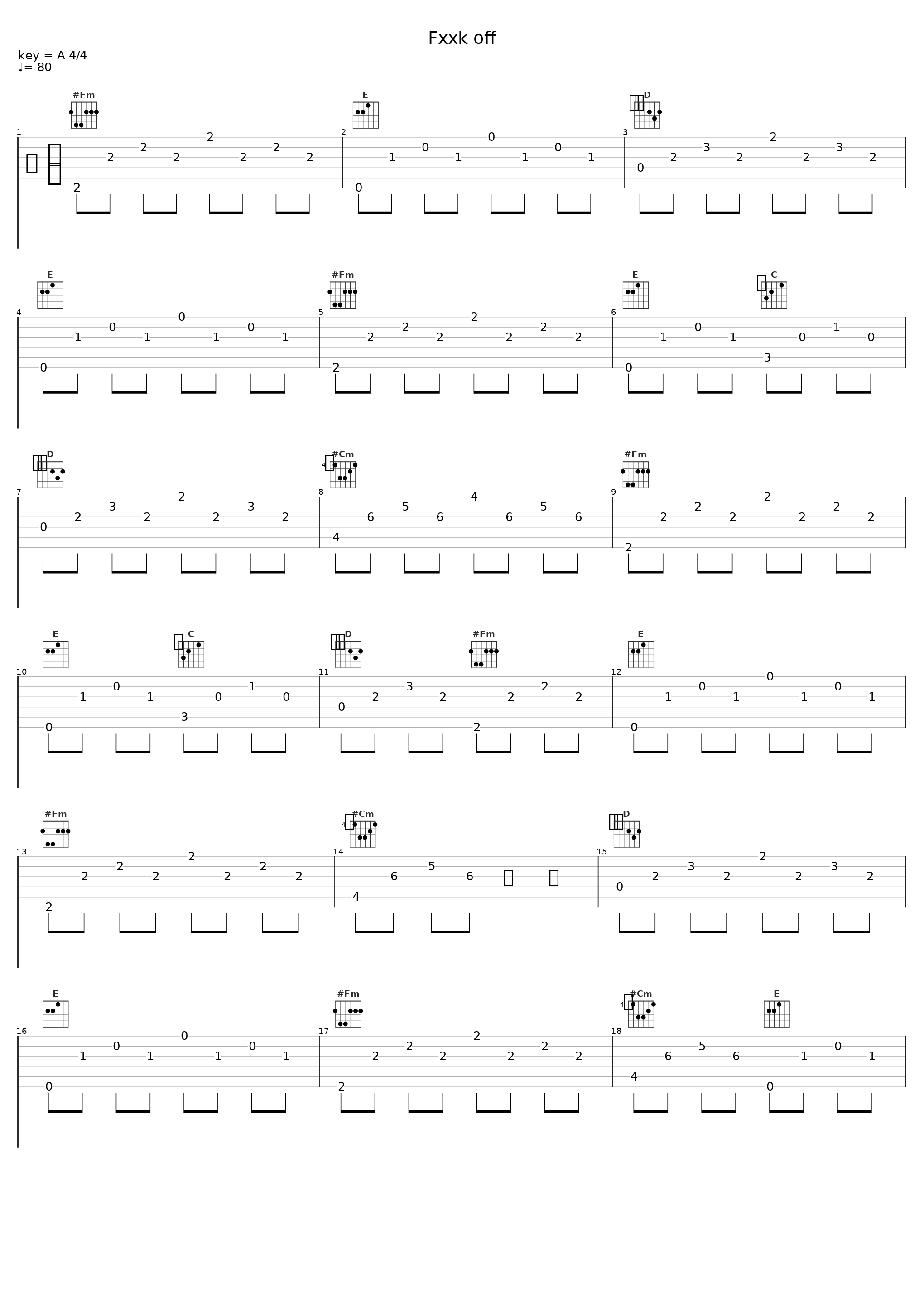 Fxxk off_扬布拉德_1