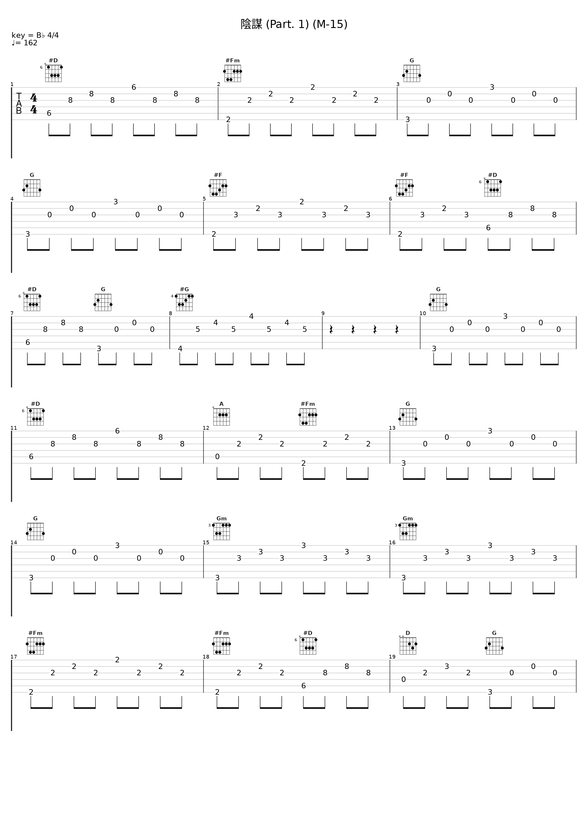 陰謀 (Part. 1) (M-15)_田中公平_1