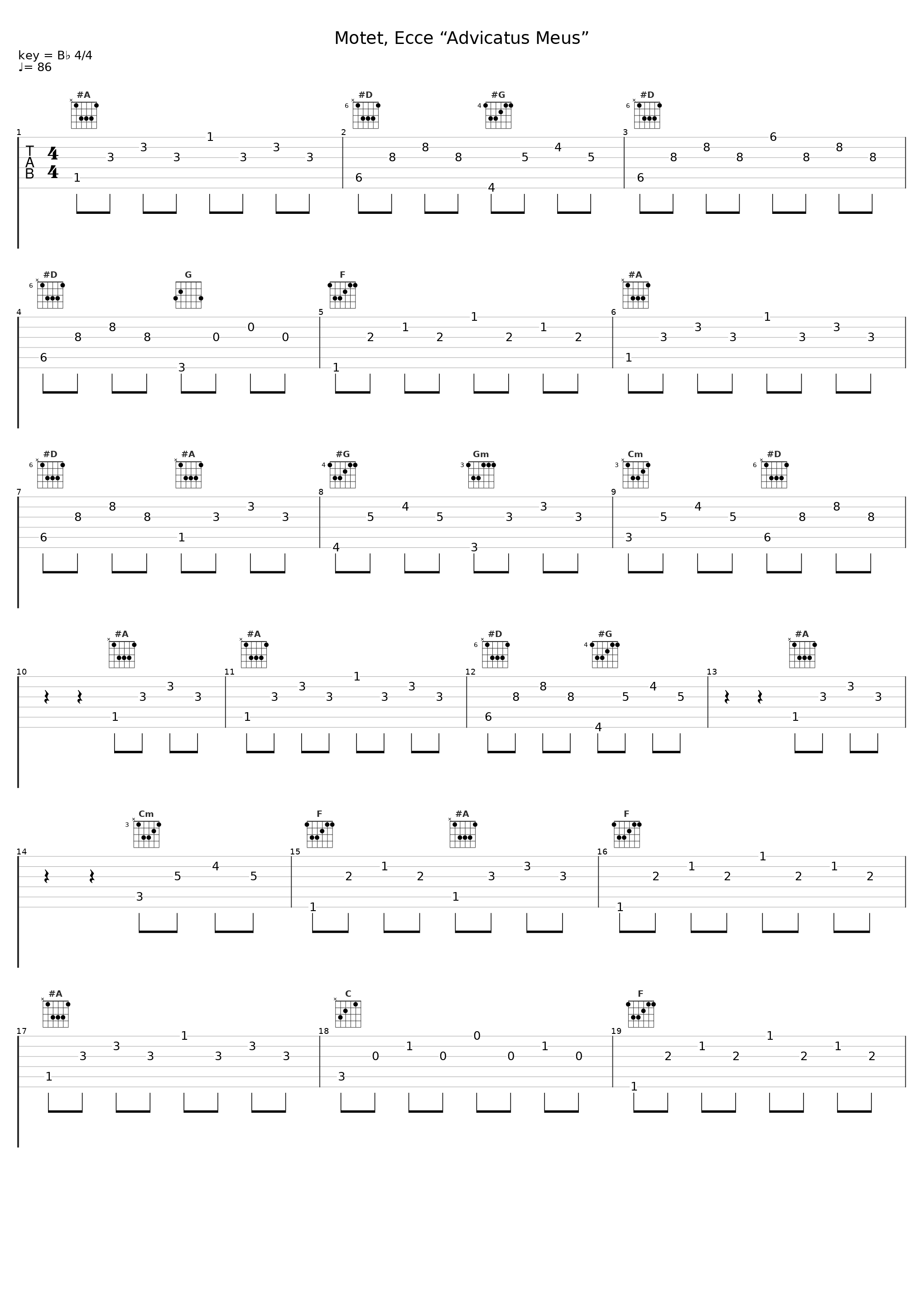 Motet, Ecce “Advicatus Meus”_The Telemann Society Chorus,Theodora Schulze_1
