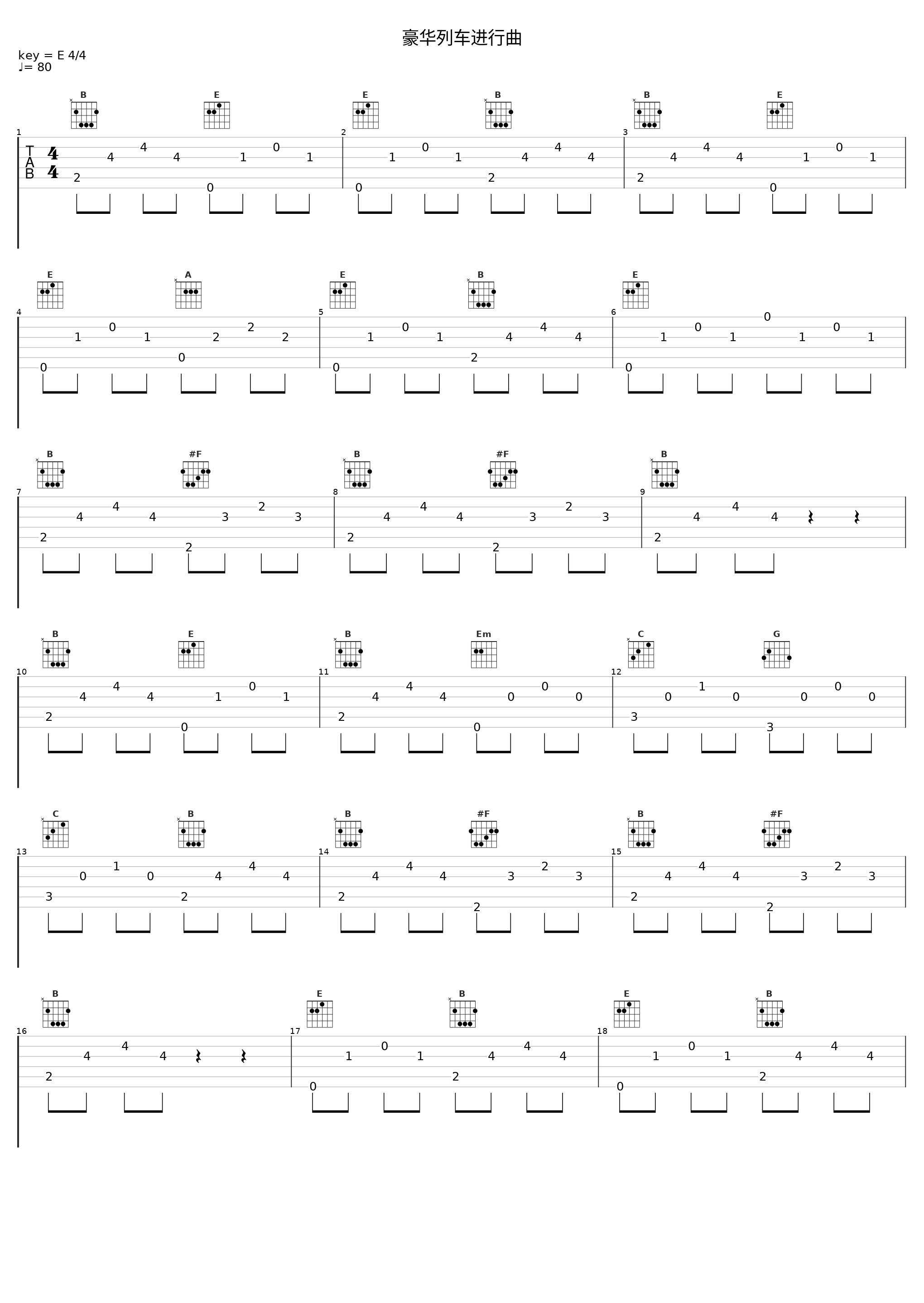豪华列车进行曲_Classical Artists_1
