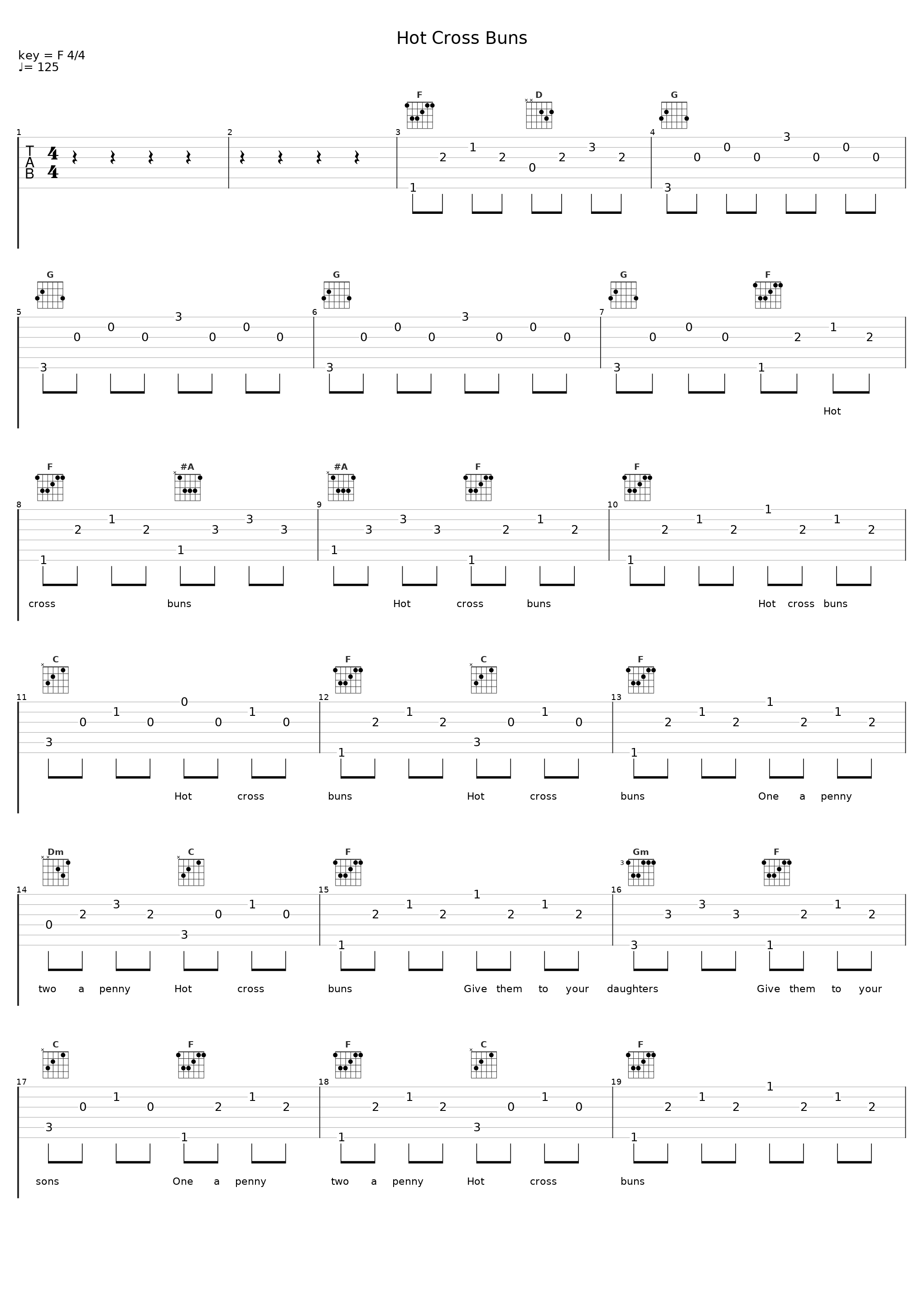 Hot Cross Buns_碰碰狐PINKFONG_1
