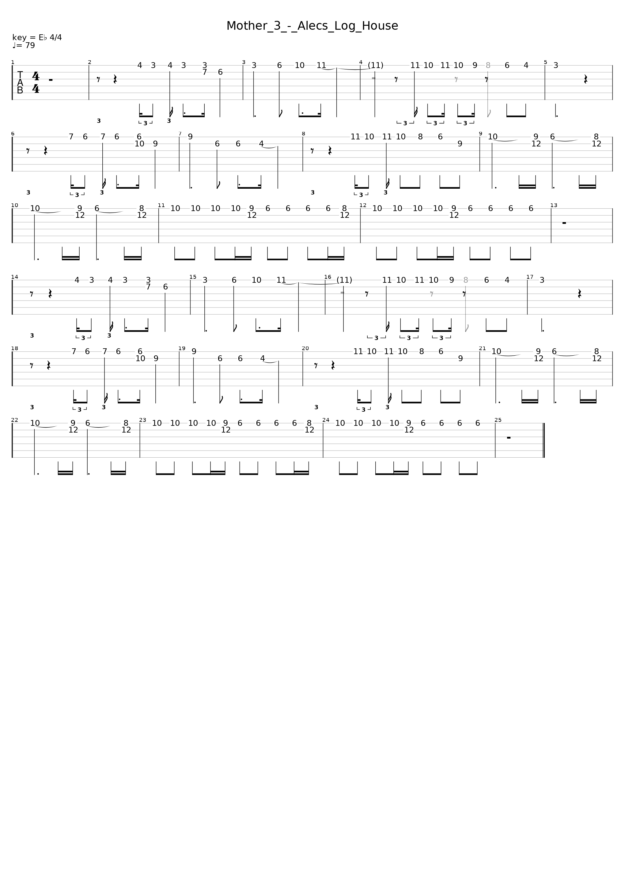 Alec's Log House_Mother 3_1