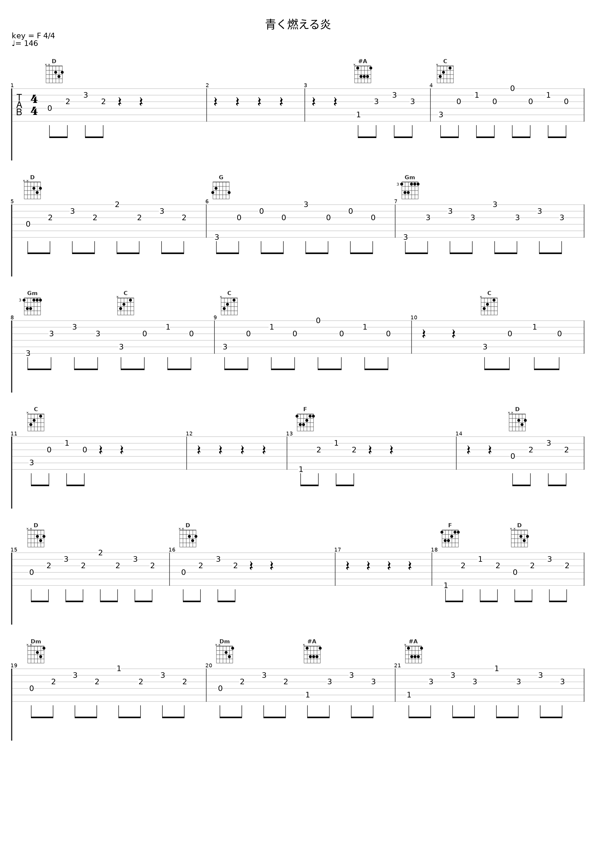 青く燃える炎_日本ACG_1