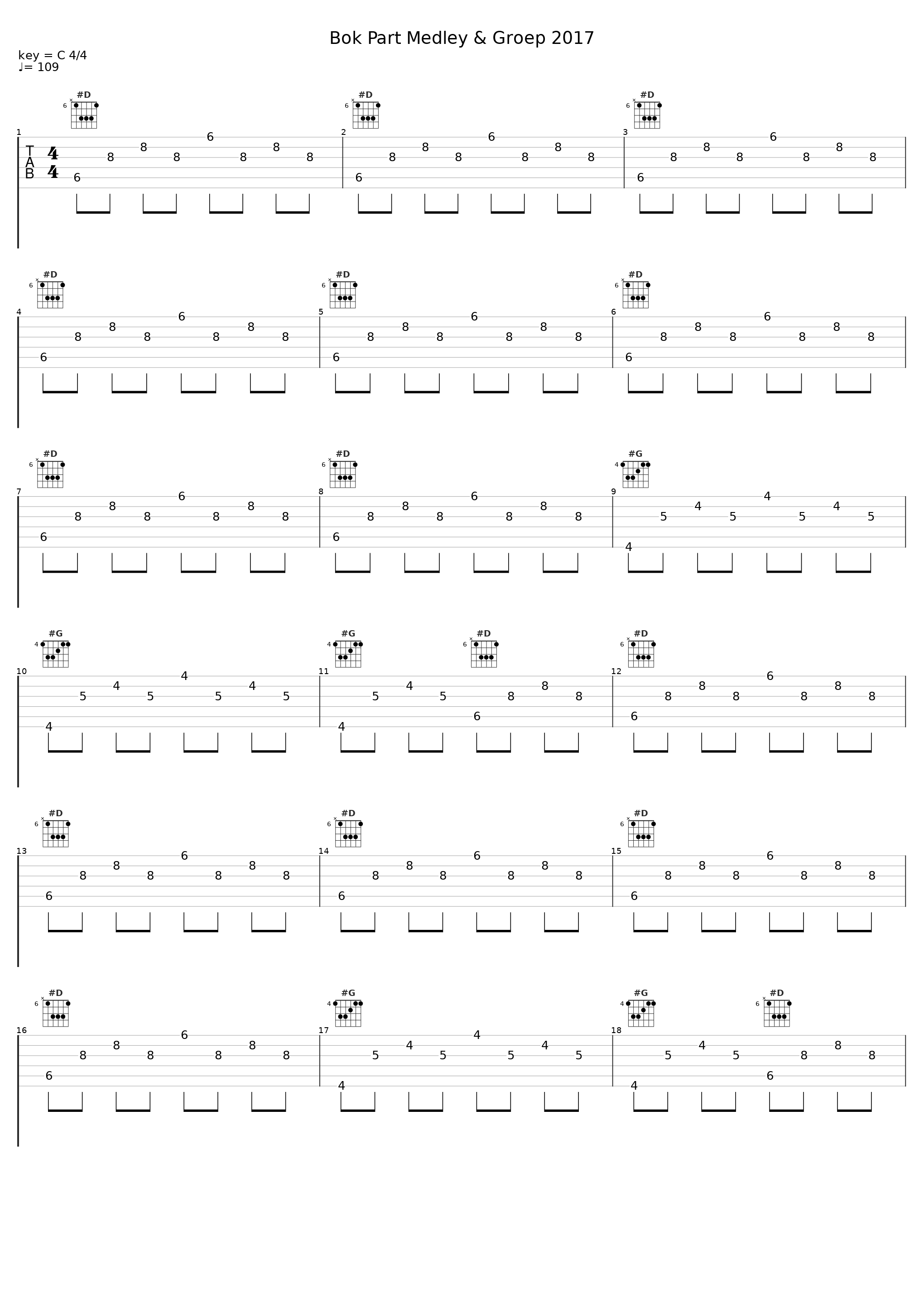 Bok Part Medley & Groep 2017_Bok van Blerk_1