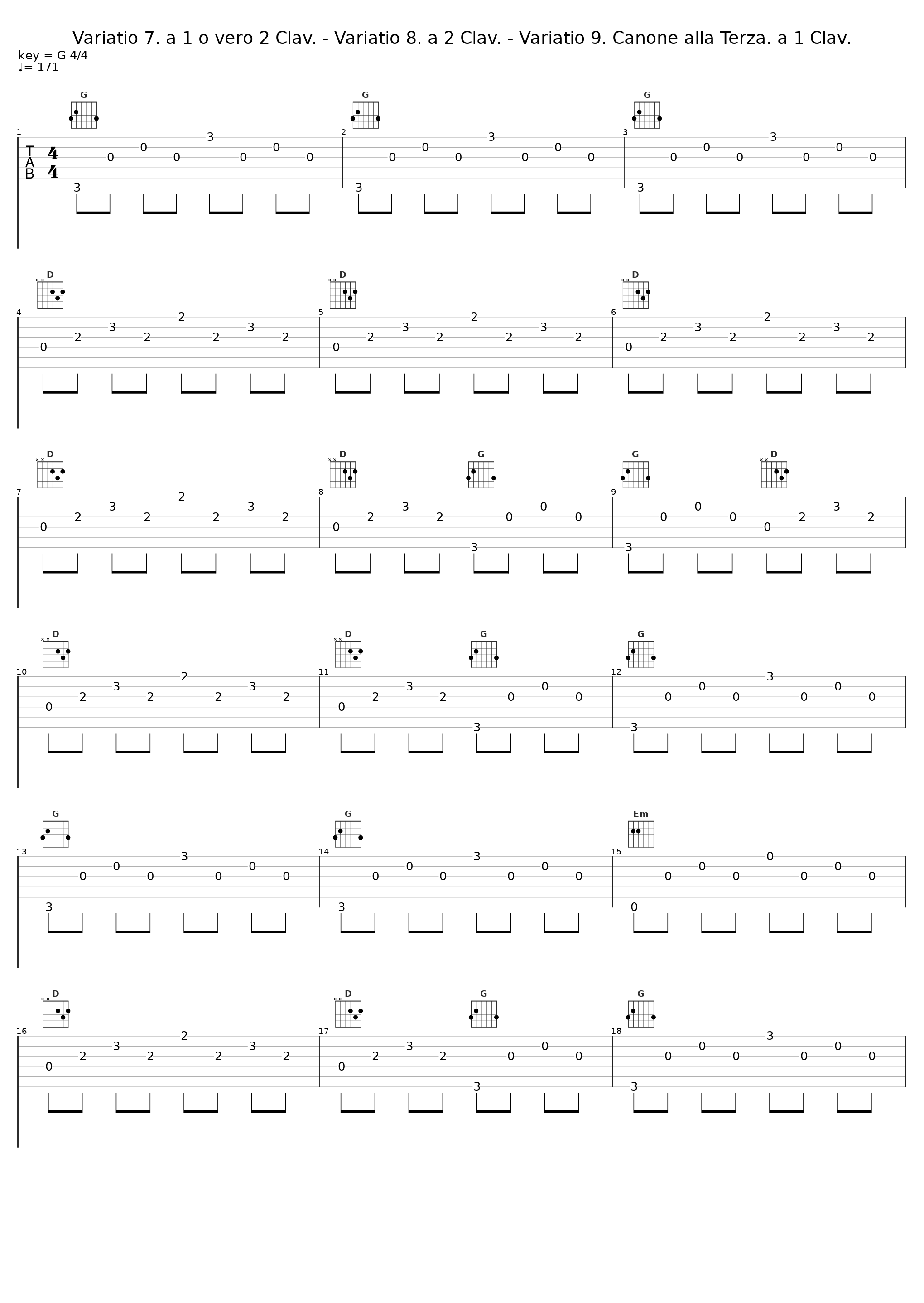 Variatio 7. a 1 o vero 2 Clav. - Variatio 8. a 2 Clav. - Variatio 9. Canone alla Terza. a 1 Clav._Dmitry Sitkovetsky,Gerard Caussé,Mischa Maisky_1