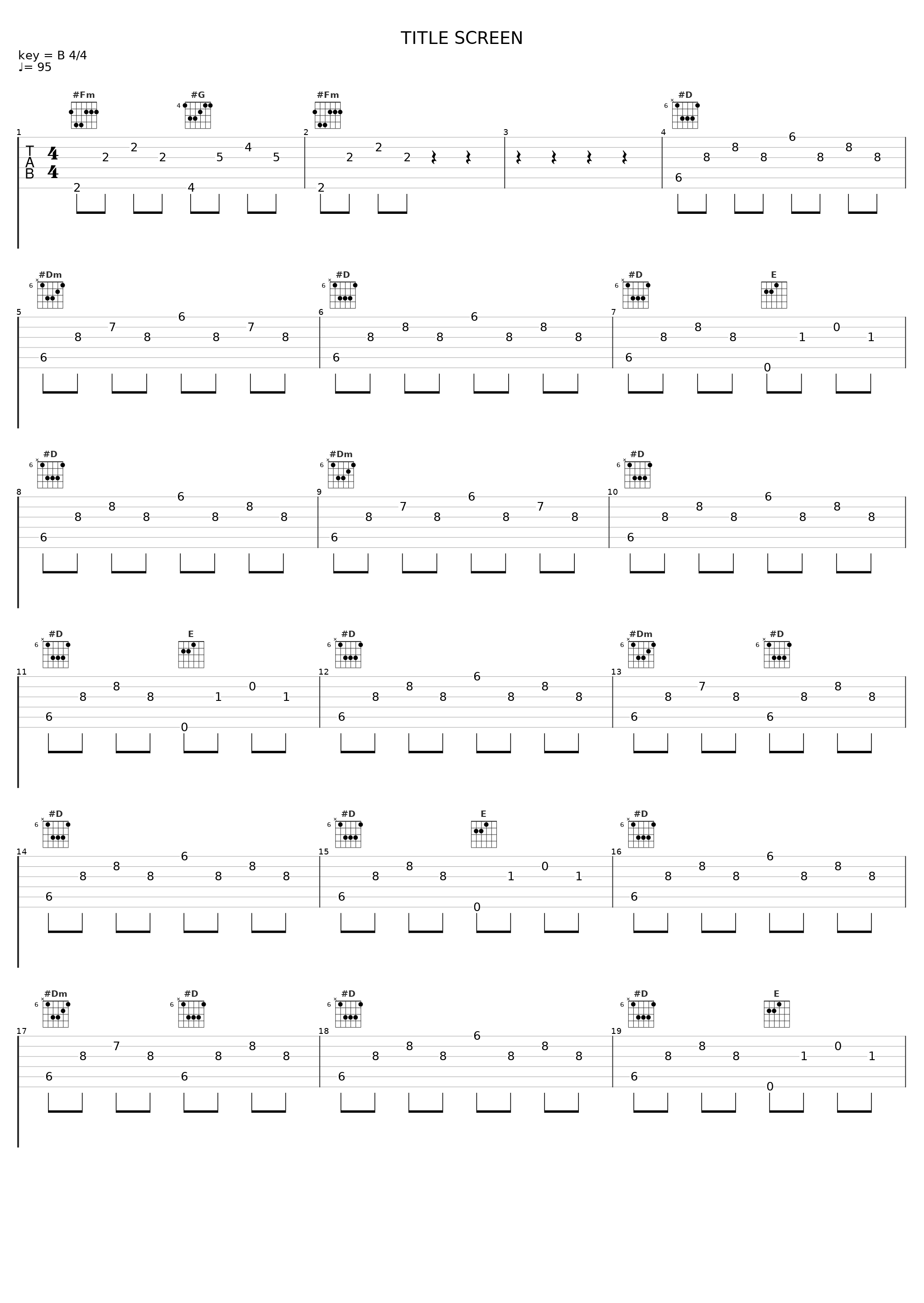 TITLE SCREEN_光栄BGM部_1