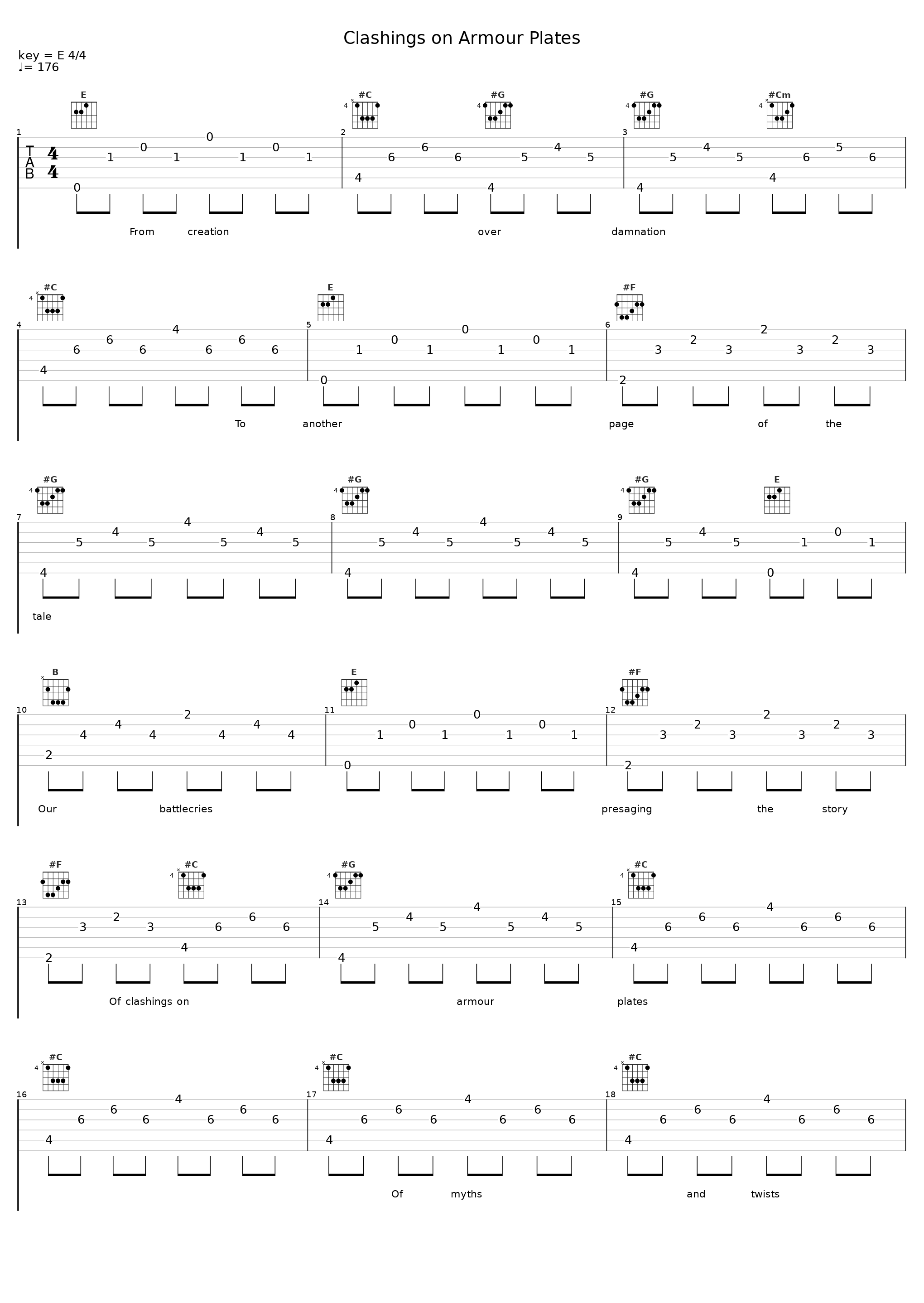 Clashings on Armour Plates_Van Canto_1