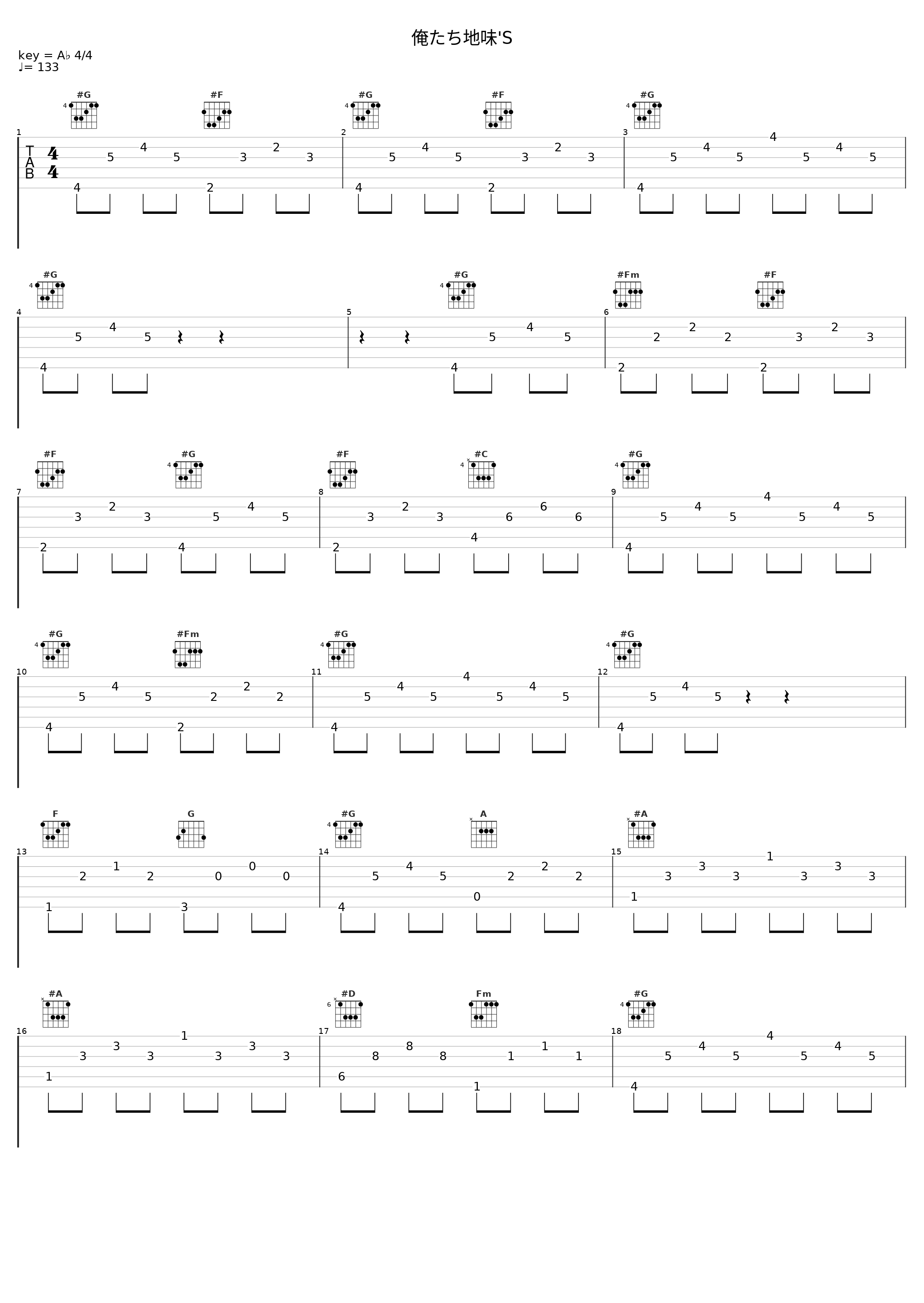 俺たち地味'S_日本ACG_1