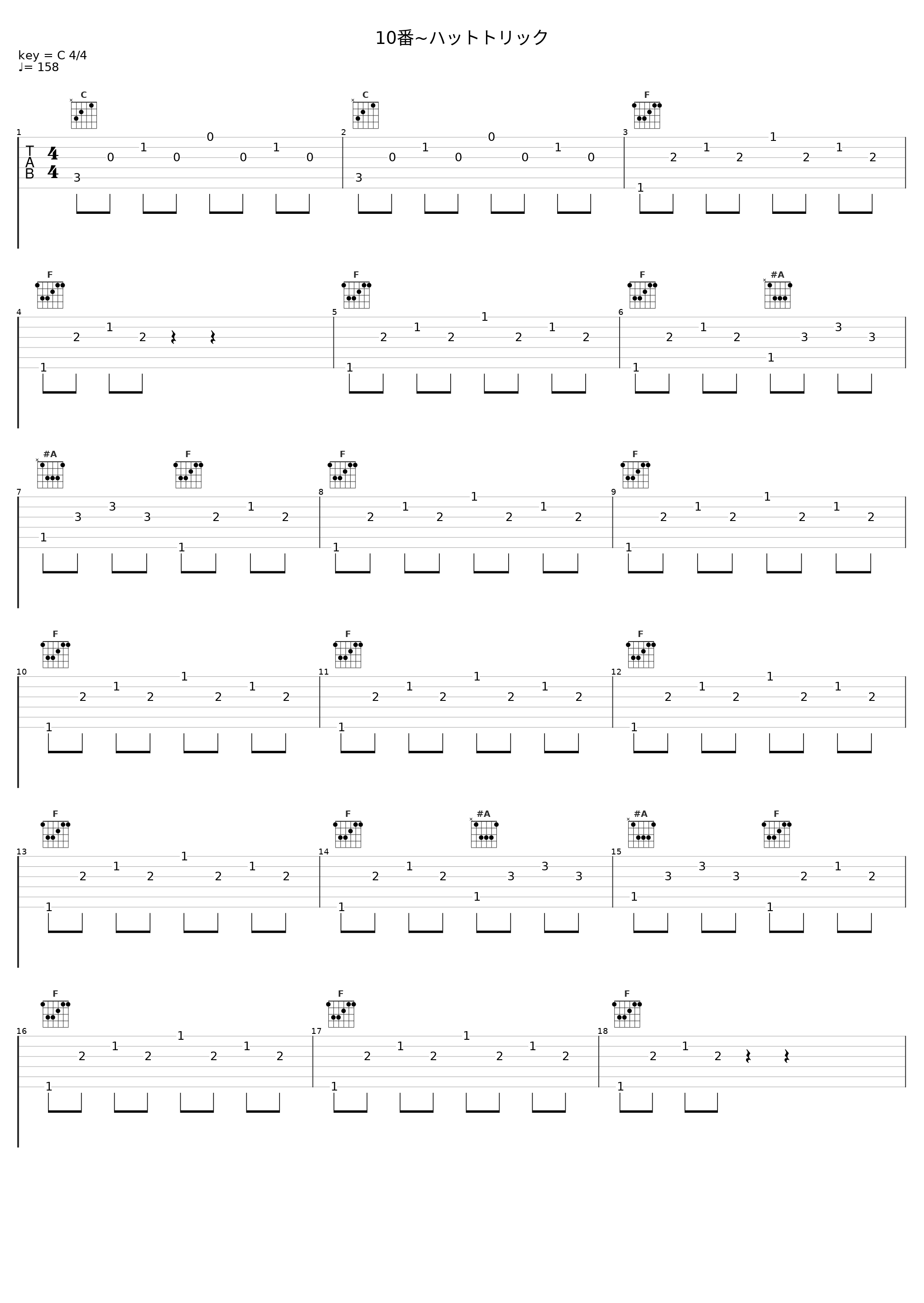 10番~ハットトリック_日本ACG_1