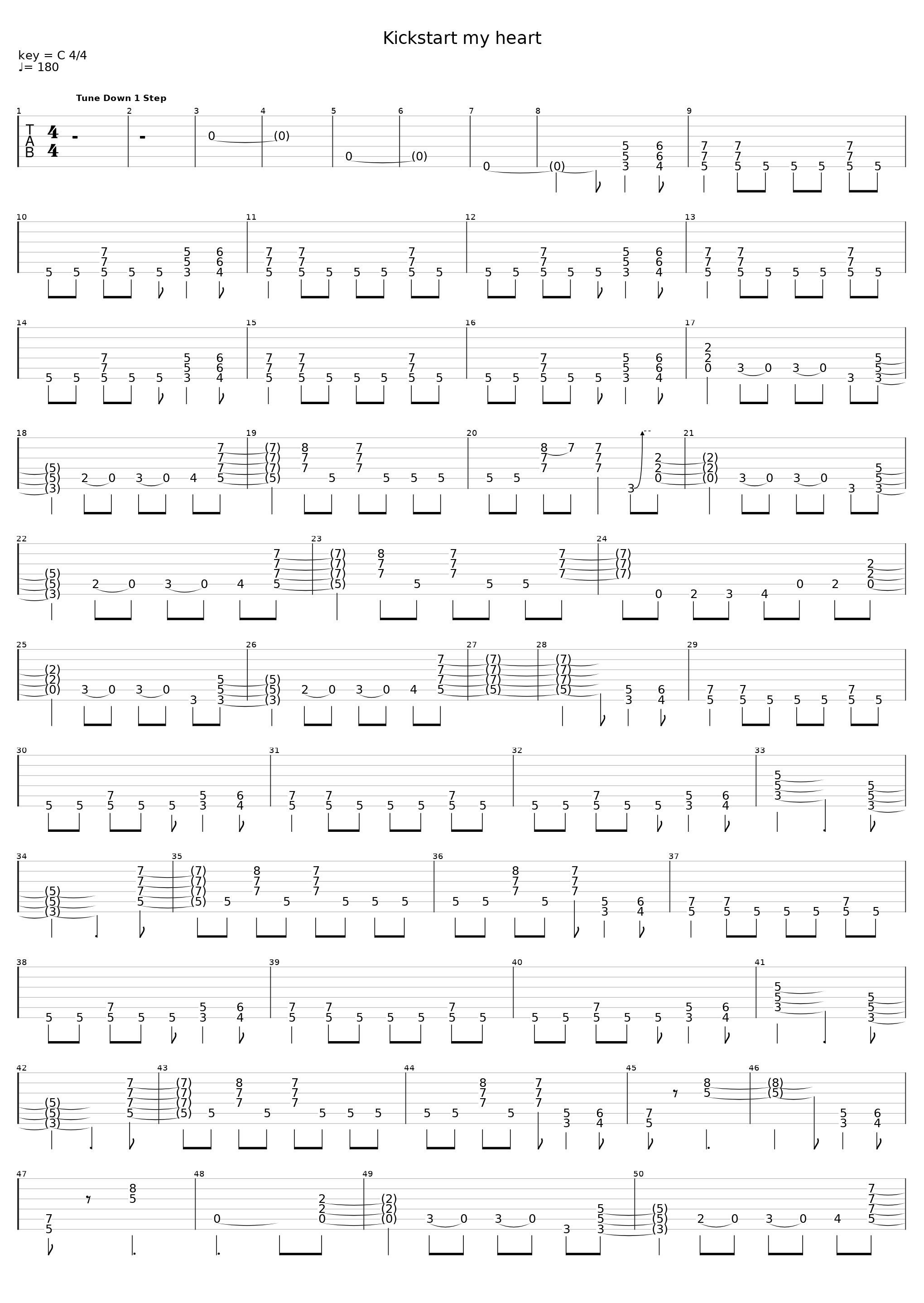 Kick Start My Heart("Old Verson")_Motley Crue_1